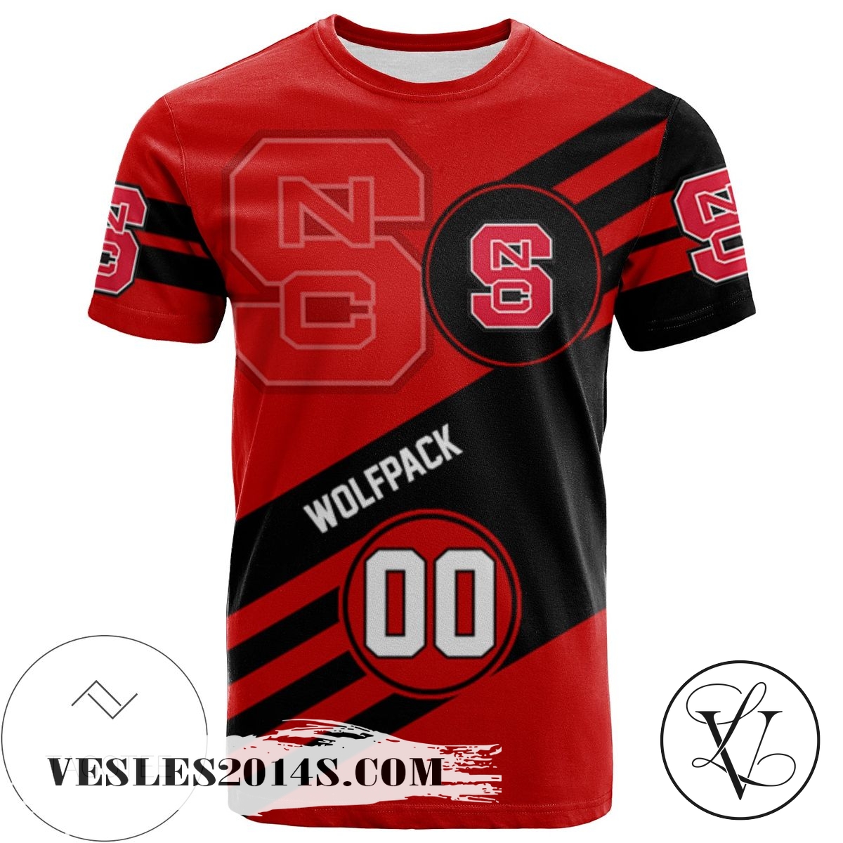 NC State Wolfpack All Over Print T-shirt Sport Style Logo – NCAA NC State Wolfpack All Over Print T-shirt Sport Style Logo – NCAA