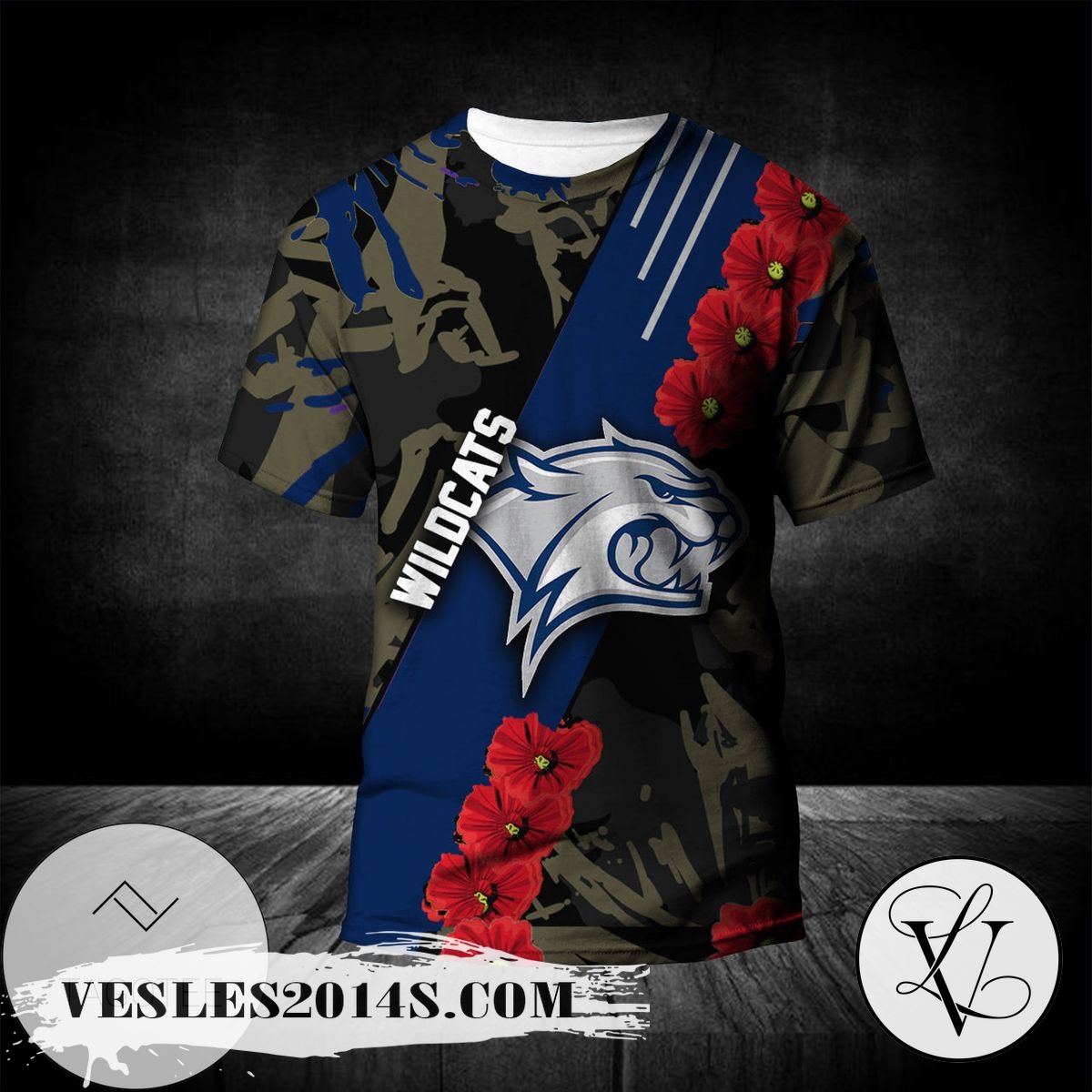 New-Hampshire-Wildcats-All-Over-Print-T-shirt-Sport-Style-Keep-Go-On-–-NCAA-1