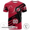 New Jersey Devils All Over Print T-shirt Sport Style Logo – NHL