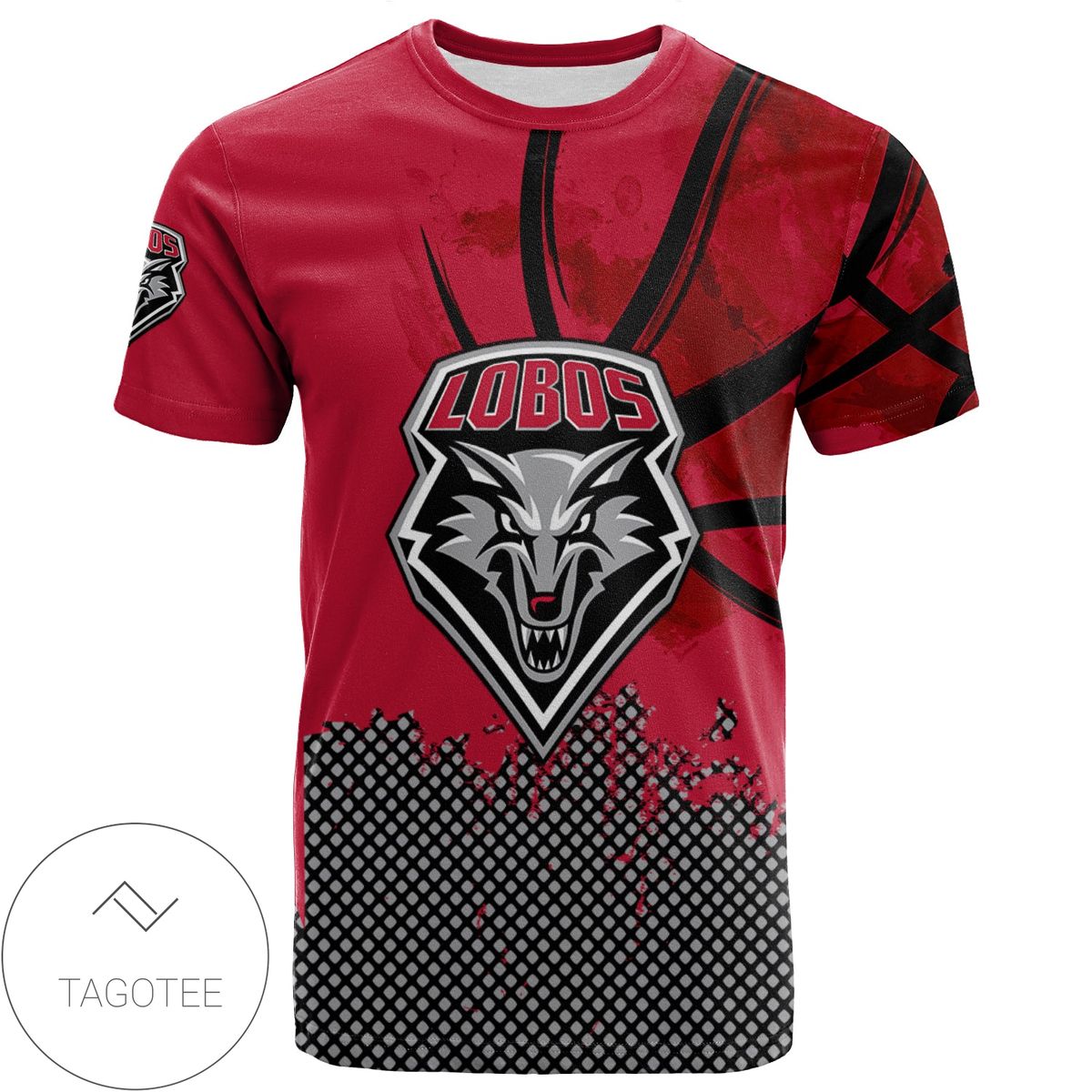 New Mexico Lobos All Over Print T-shirt Men’s Basketball Net Grunge Pattern – NCAA New Mexico Lobos All Over Print T-shirt Men’s Basketball Net Grunge Pattern – NCAA