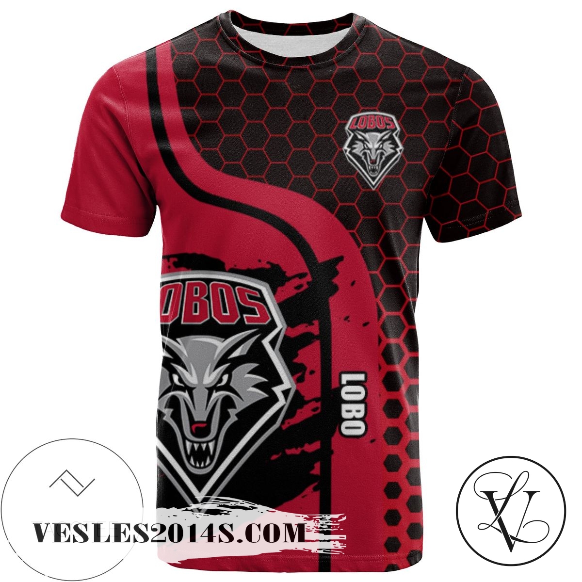 New Mexico Lobos All Over Print T-shirt My Team Sport Style – NCAA New Mexico Lobos All Over Print T-shirt My Team Sport Style – NCAA