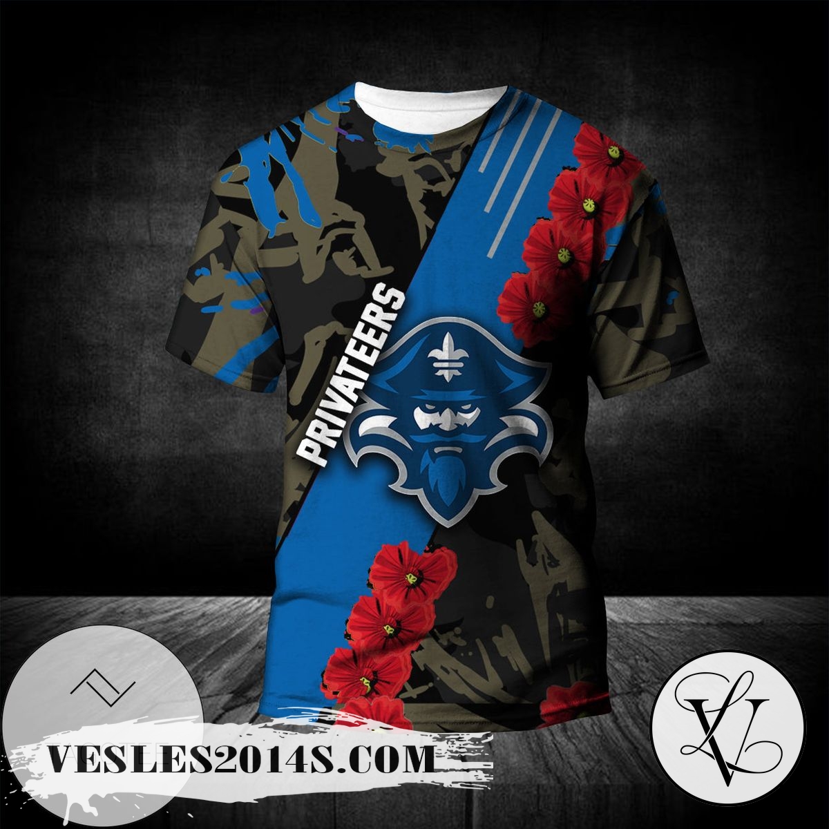New-Orleans-Privateers-All-Over-Print-T-shirt-Sport-Style-Keep-Go-on-–-NCAA-1