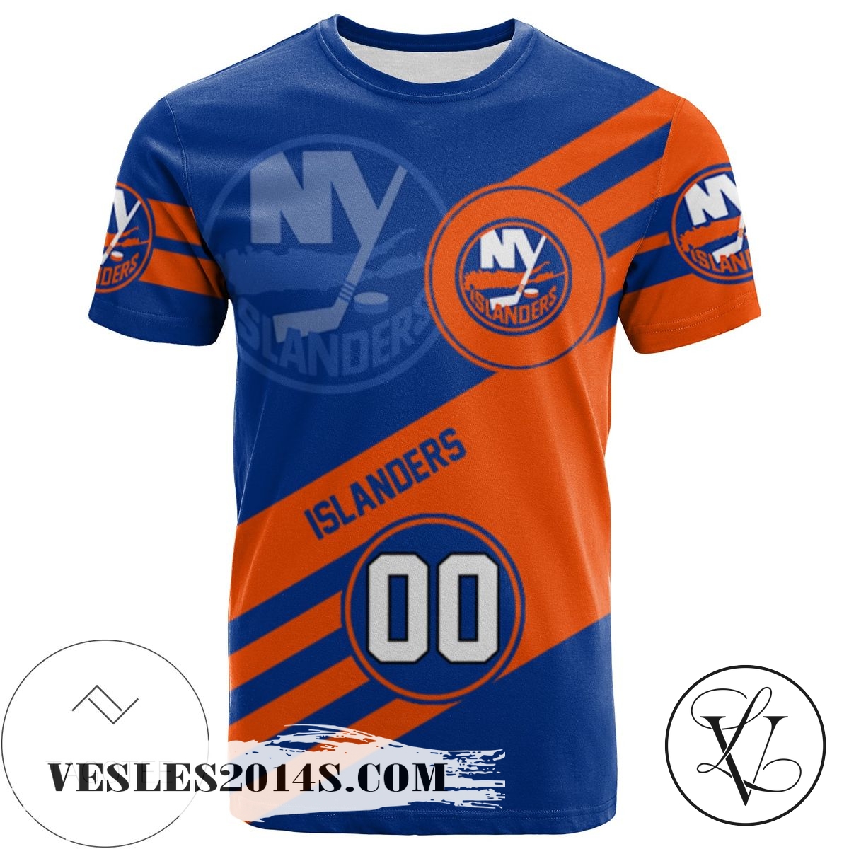 New York Islanders All Over Print T-shirt Sport Style Logo – NHL New York Islanders All Over Print T-shirt Sport Style Logo – NHL