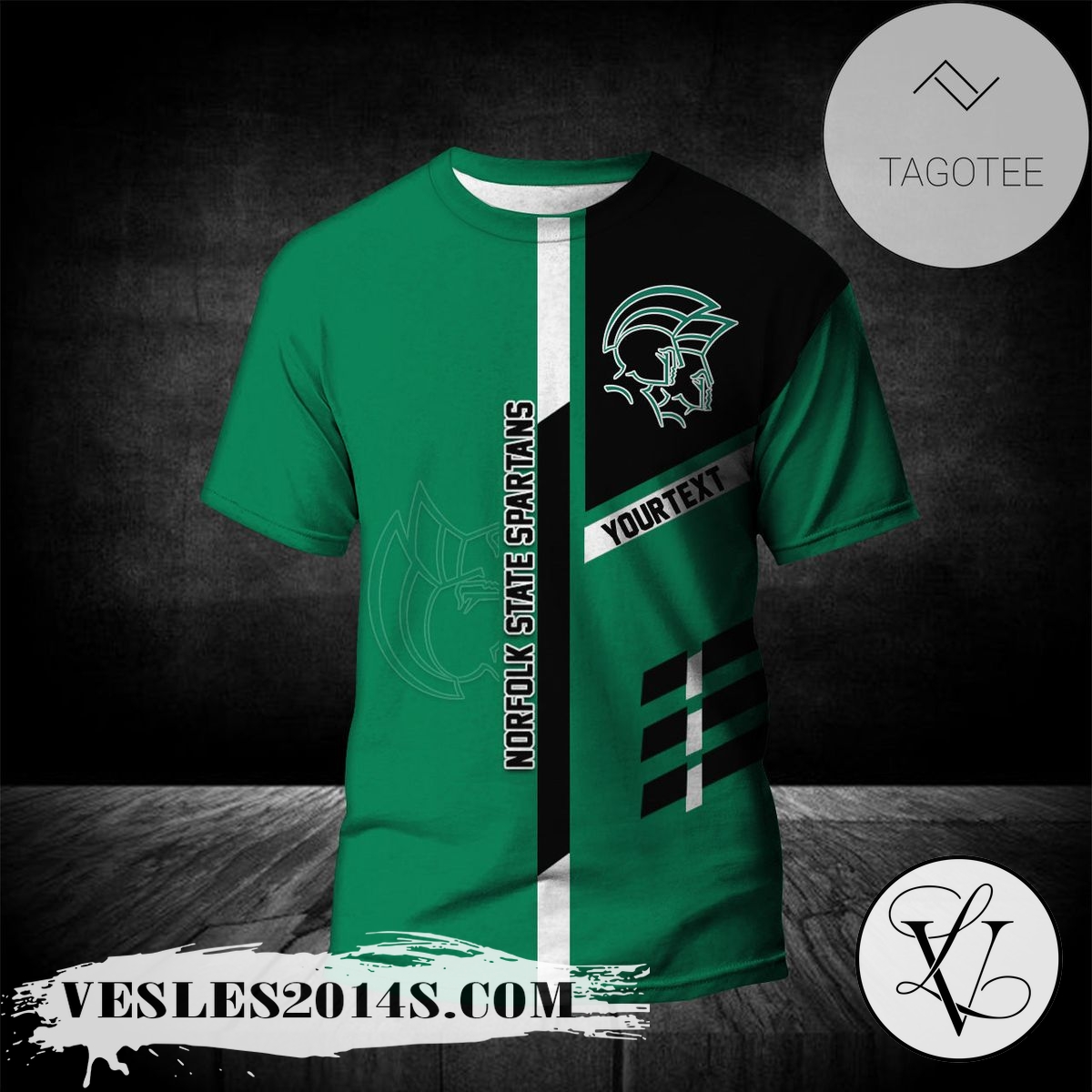 Norfolk State Spartans Personalized Custom Text All Over Print T-shirt – NCAA Norfolk State Spartans Personalized Custom Text All Over Print T-shirt – NCAA