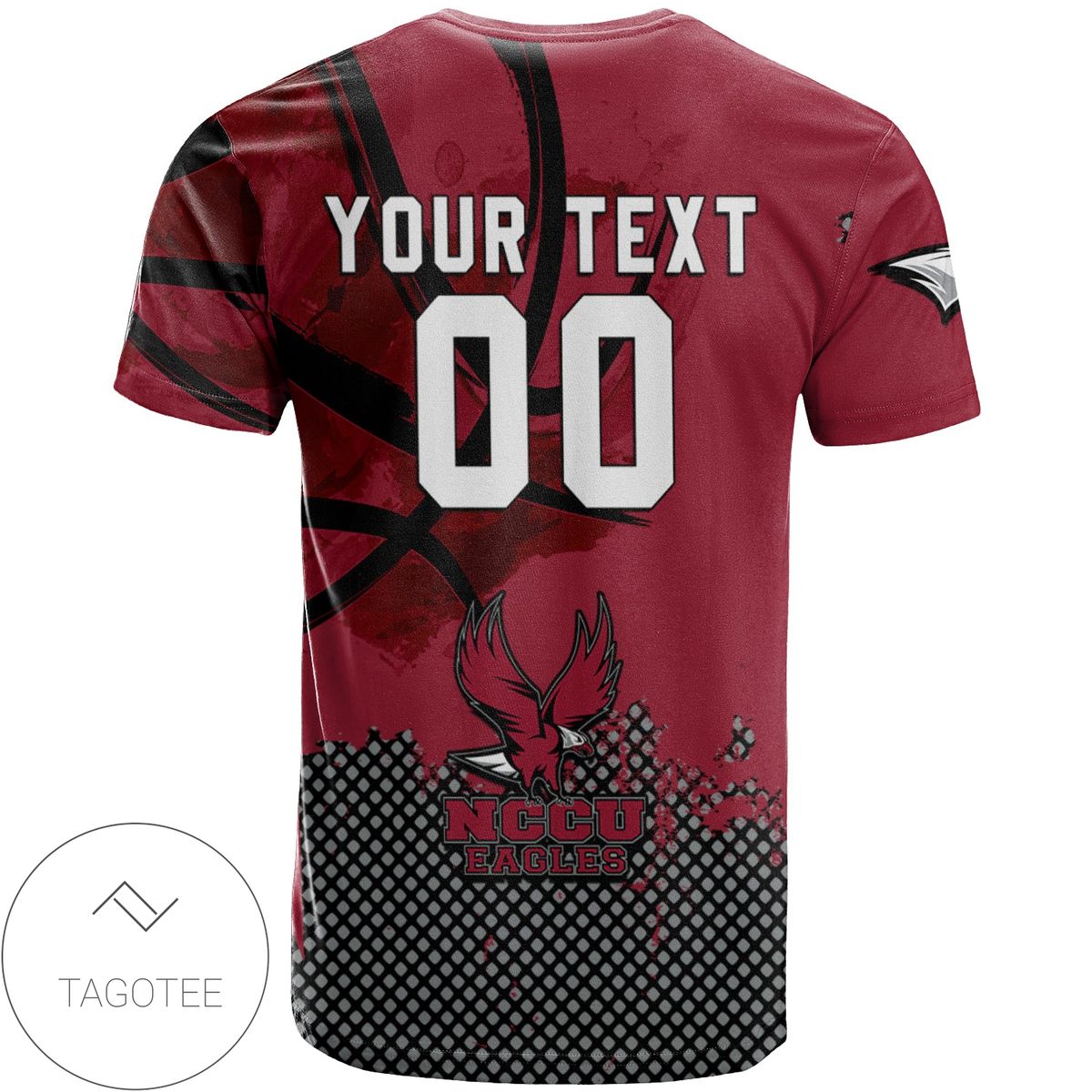 North-Carolina-Central-Eagles-All-Over-Print-T-shirt-Mens-Basketball-Net-Grunge-Pattern-–-NCAA-1