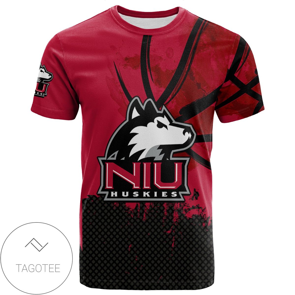 Northern Illinois Huskies All Over Print T-shirt Men’s Basketball Net Grunge Pattern – NCAA Northern Illinois Huskies All Over Print T-shirt Men’s Basketball Net Grunge Pattern – NCAA