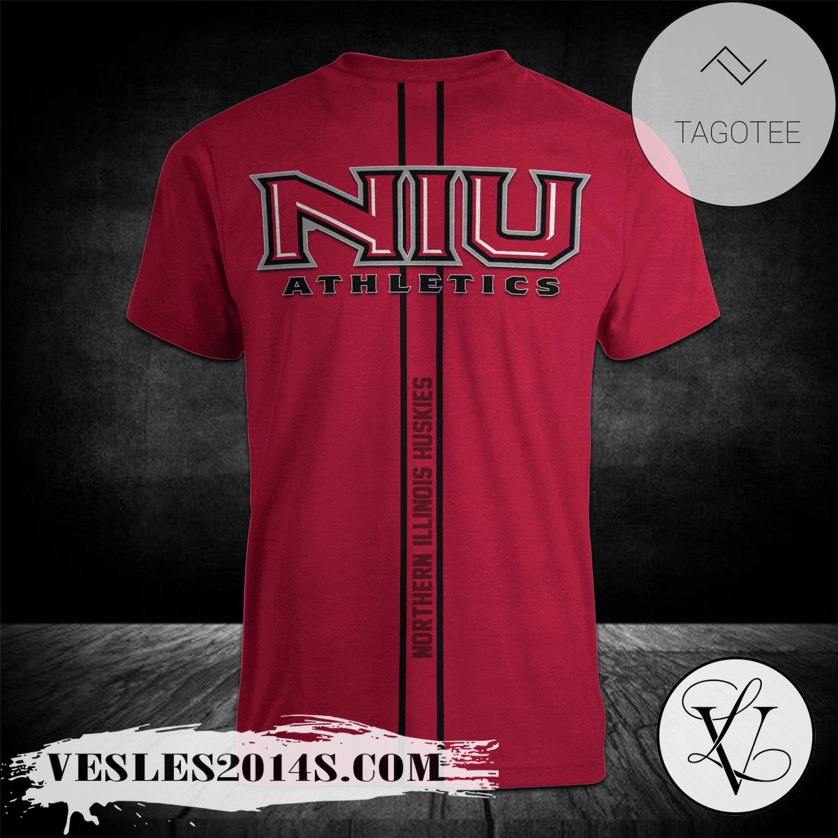 Northern-Illinois-Huskies-Personalized-Custom-Text-All-Over-Print-T-shirt-–-NCAA-1