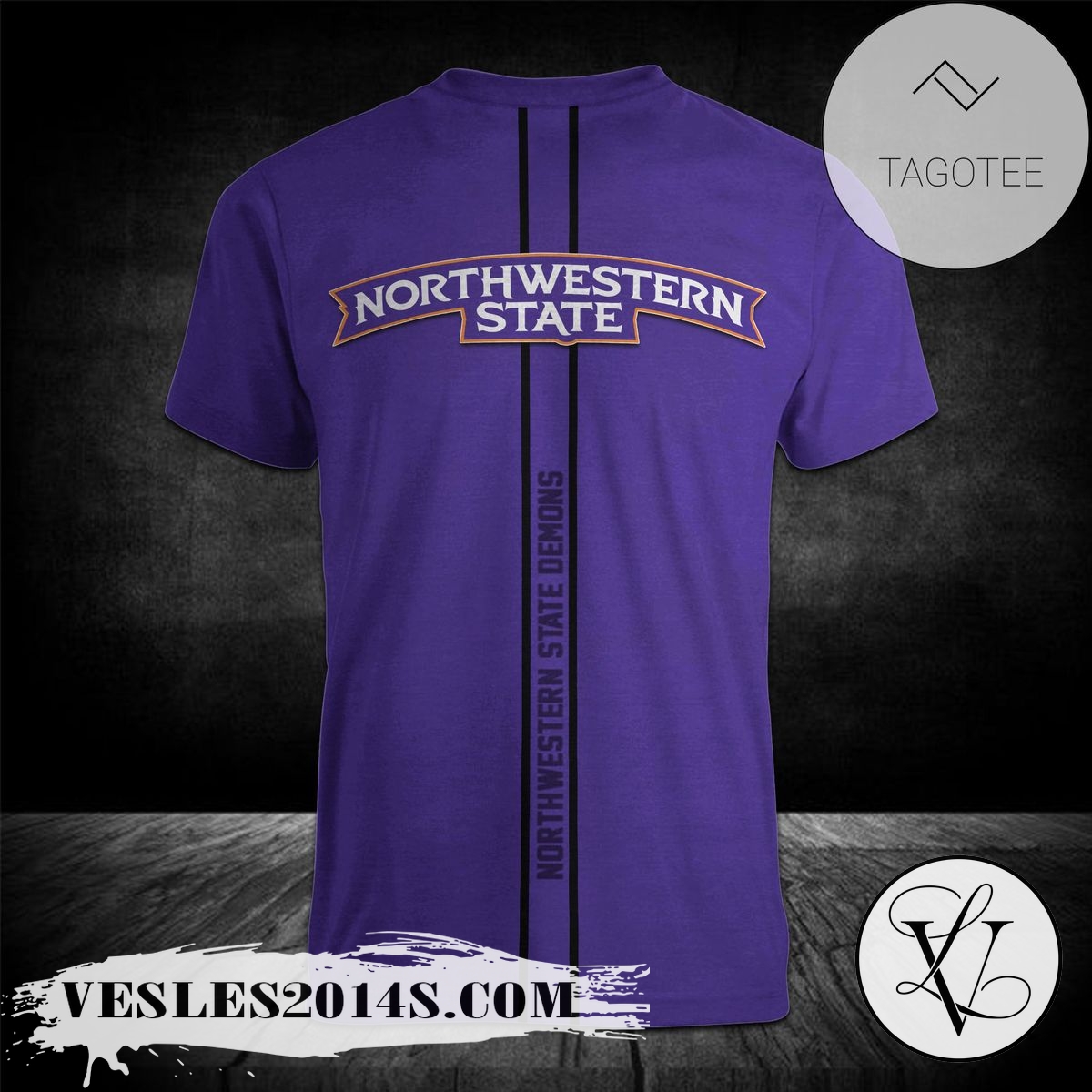Northwestern-State-Demons-Personalized-Custom-Text-All-Over-Print-T-shirt-–-NCAA-1
