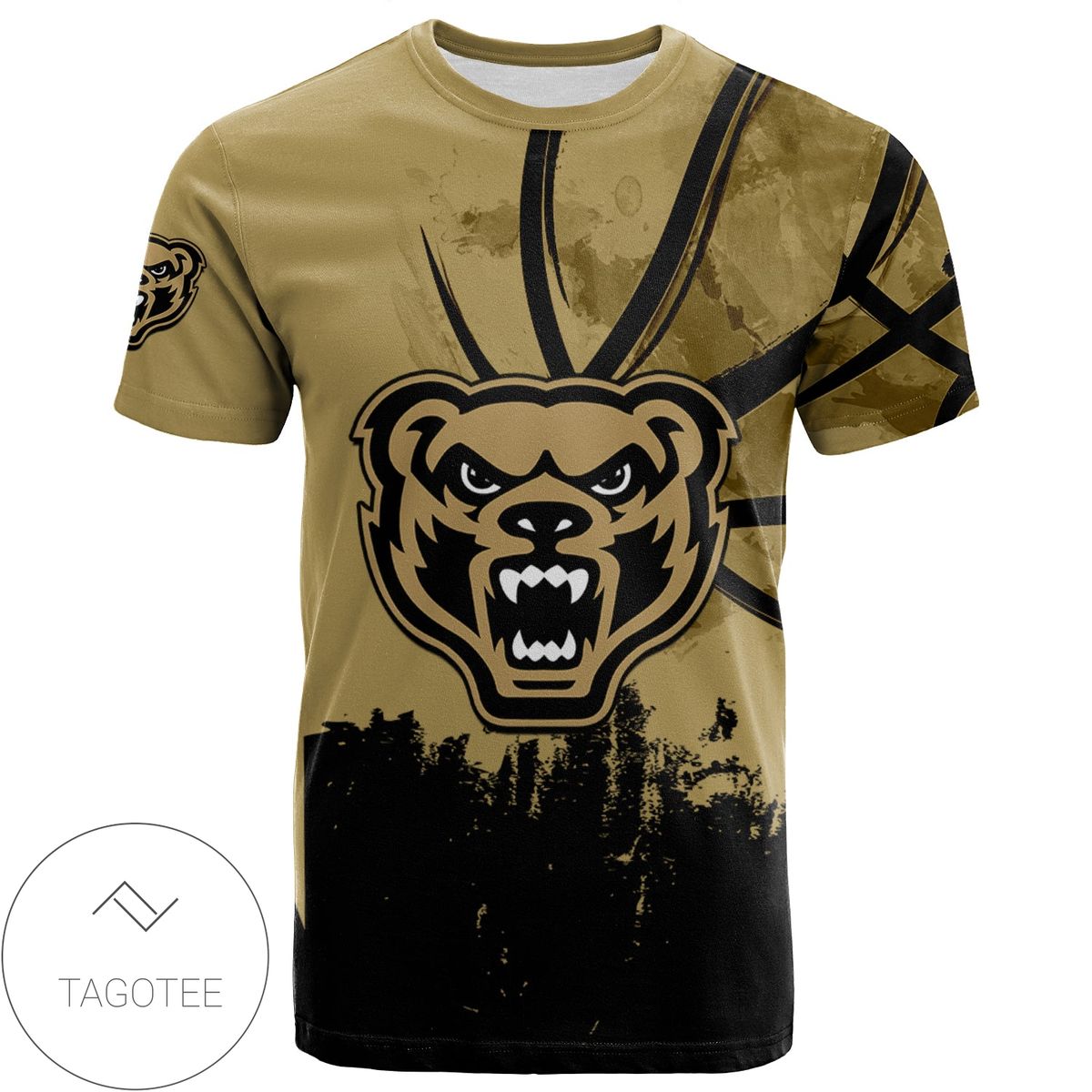 Oakland Golden Grizzlies All Over Print T-shirt Men’s Basketball Net Grunge Pattern – NCAA Oakland Golden Grizzlies All Over Print T-shirt Men’s Basketball Net Grunge Pattern – NCAA