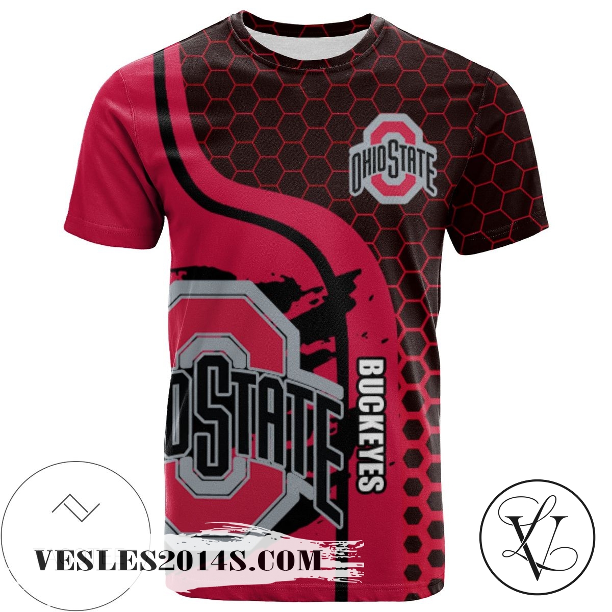 Ohio State Buckeyes All Over Print T-shirt My Team Sport Style – NCAA Ohio State Buckeyes All Over Print T-shirt My Team Sport Style – NCAA