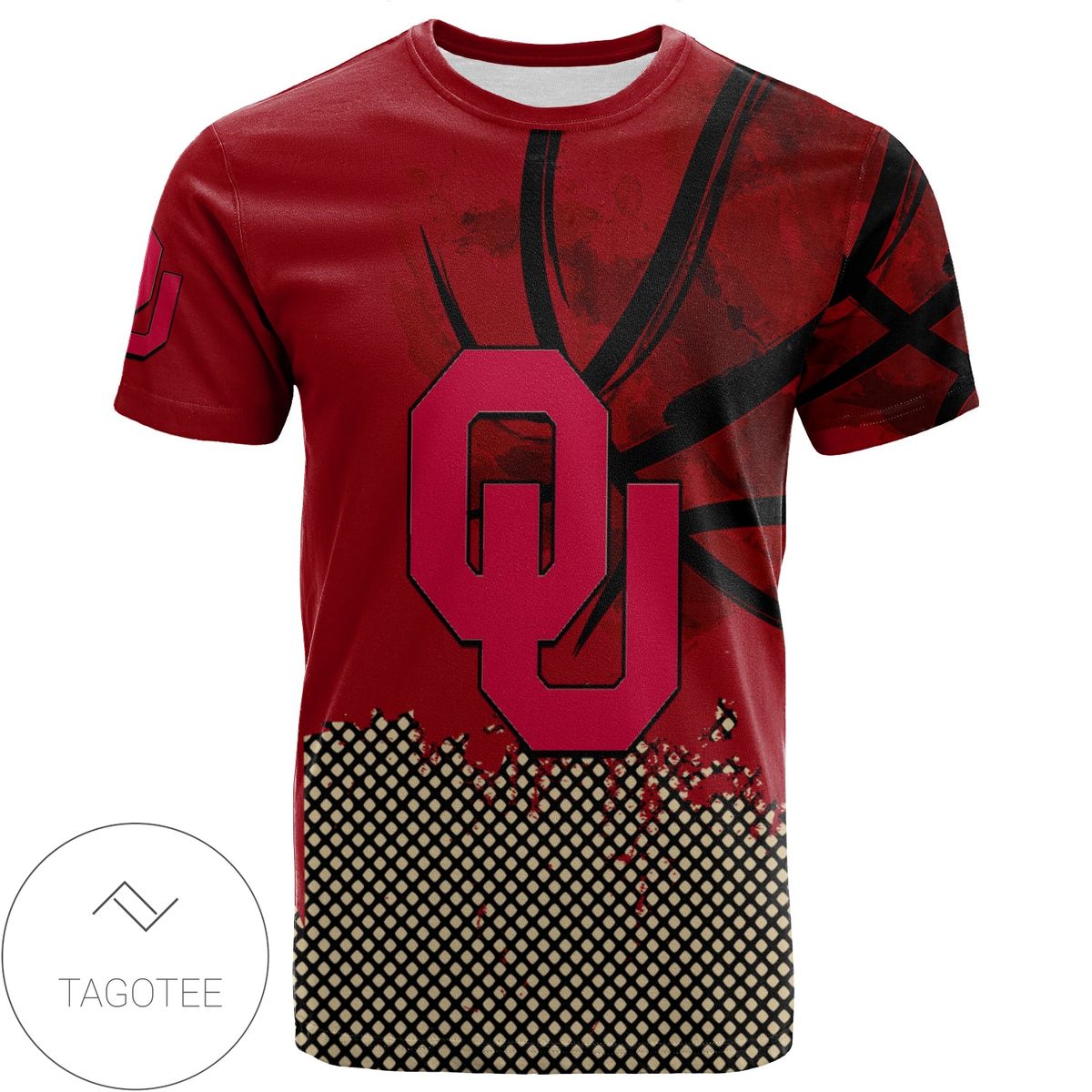 Oklahoma Sooners All Over Print T-shirt Men’s Basketball Net Grunge Pattern – NCAA Oklahoma Sooners All Over Print T-shirt Men’s Basketball Net Grunge Pattern – NCAA