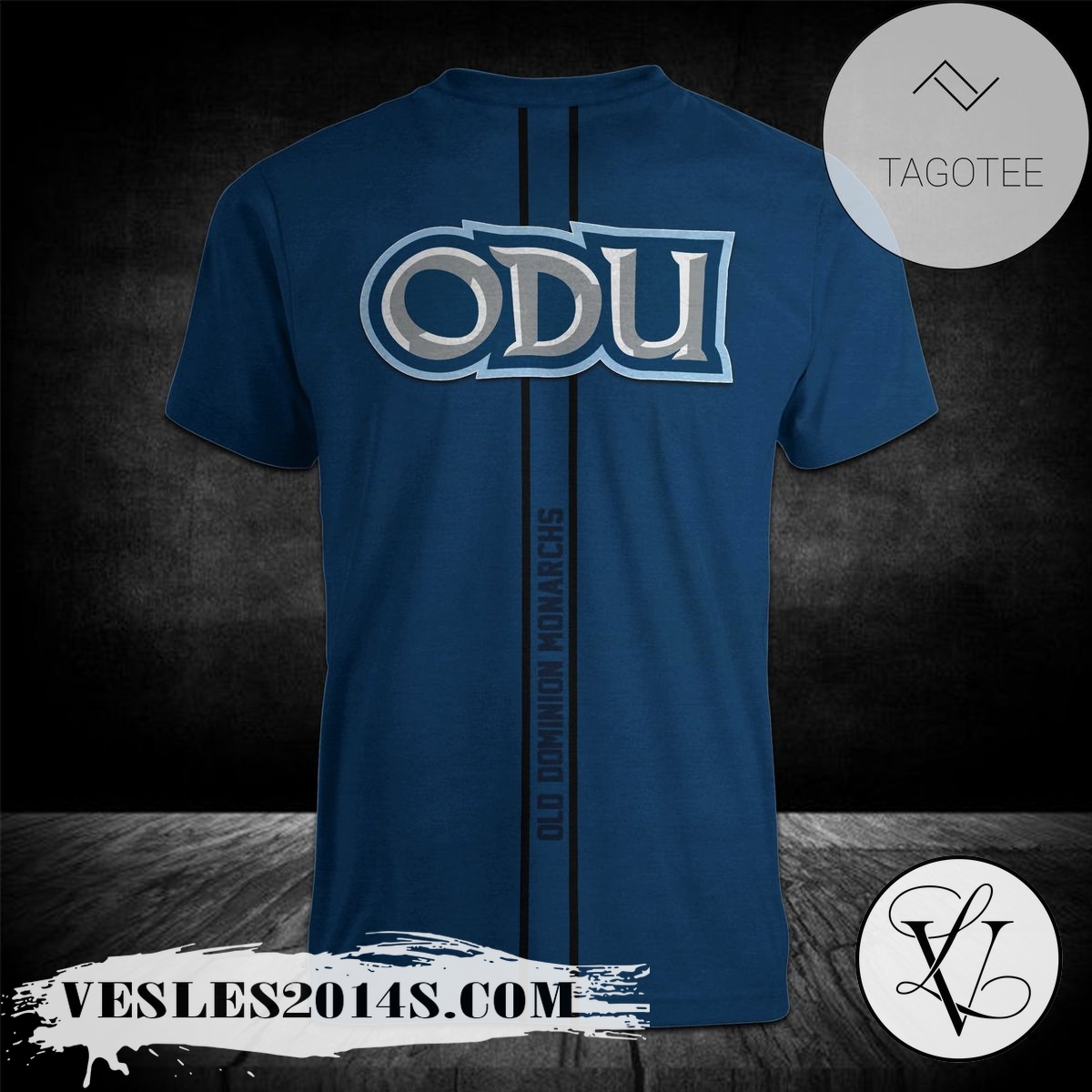 Old-Dominion-Monarchs-Personalized-Custom-Text-All-Over-Print-T-shirt-–-NCAA-1