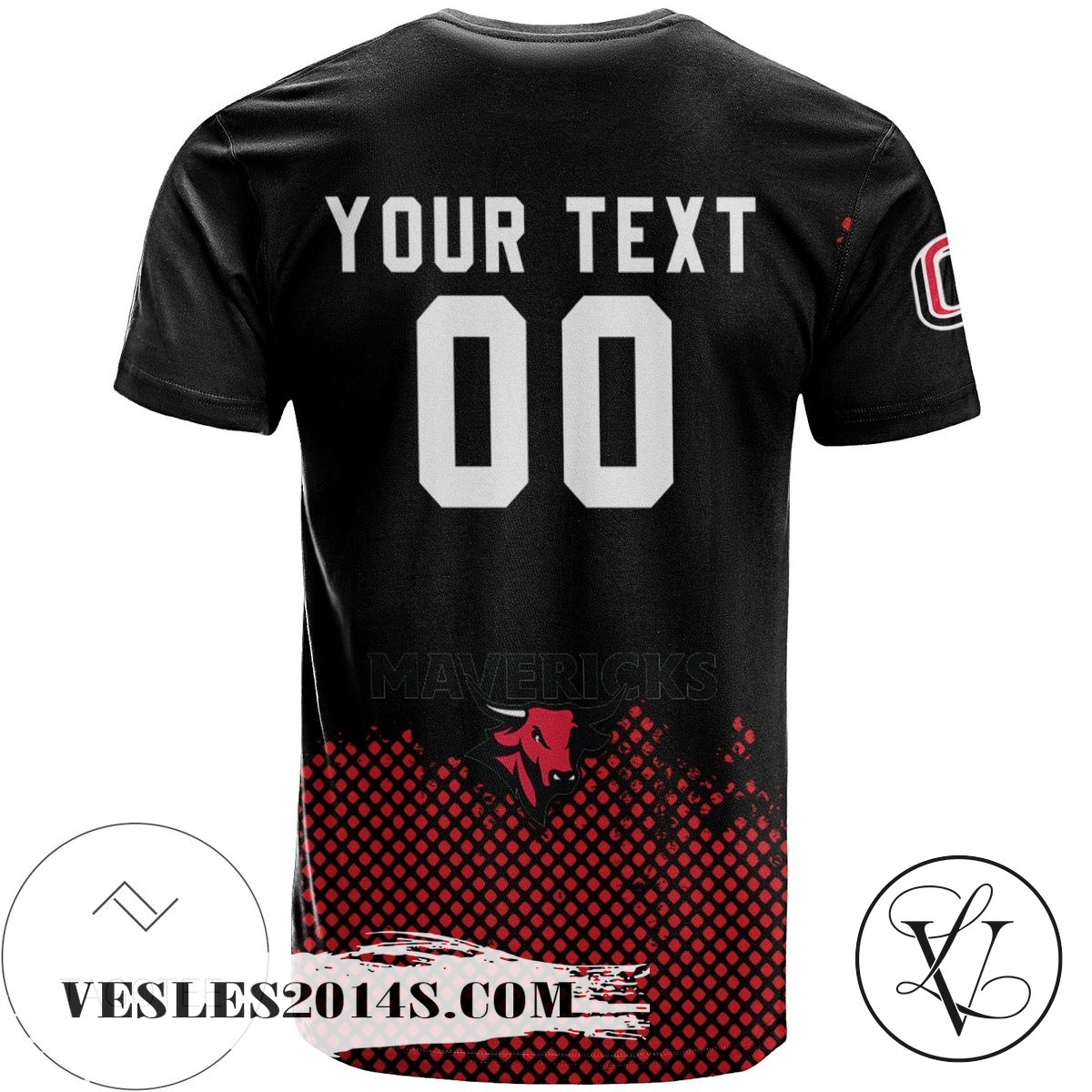 Omaha-Mavericks-All-Over-Print-T-shirt-Mens-Basketball-Net-Grunge-Pattern-–-NCAA-1