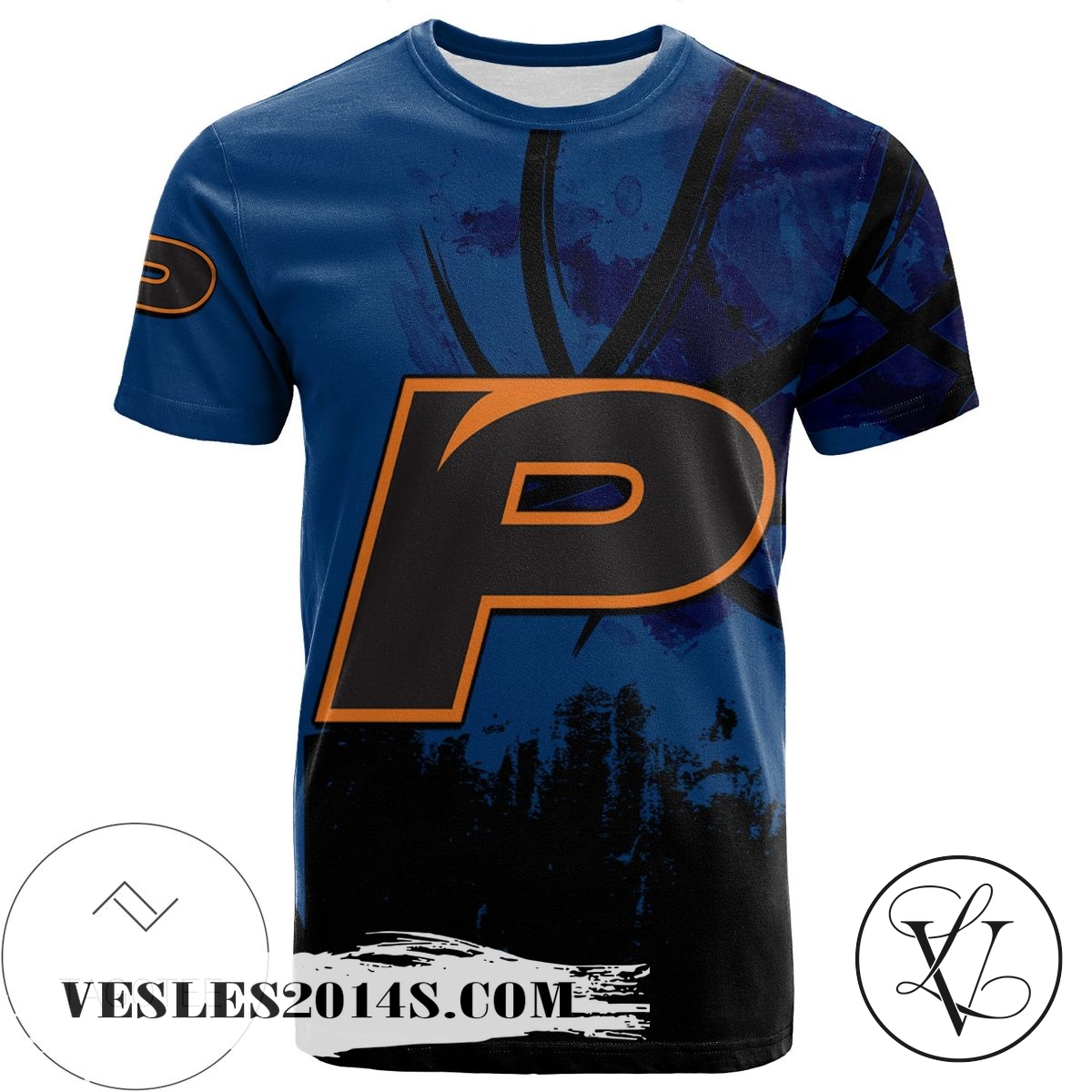 Pacific Tigers All Over Print T-shirt Men’s Basketball Net Grunge Pattern – NCAA Pacific Tigers All Over Print T-shirt Men’s Basketball Net Grunge Pattern – NCAA