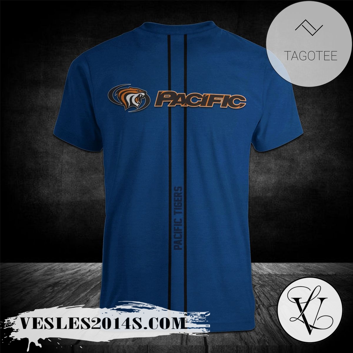 Pacific-Tigers-Personalized-Custom-Text-All-Over-Print-T-shirt-–-NCAA-1