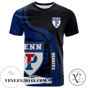 Penn Quakers All Over Print T-shirt My Team Sport Style – NCAA