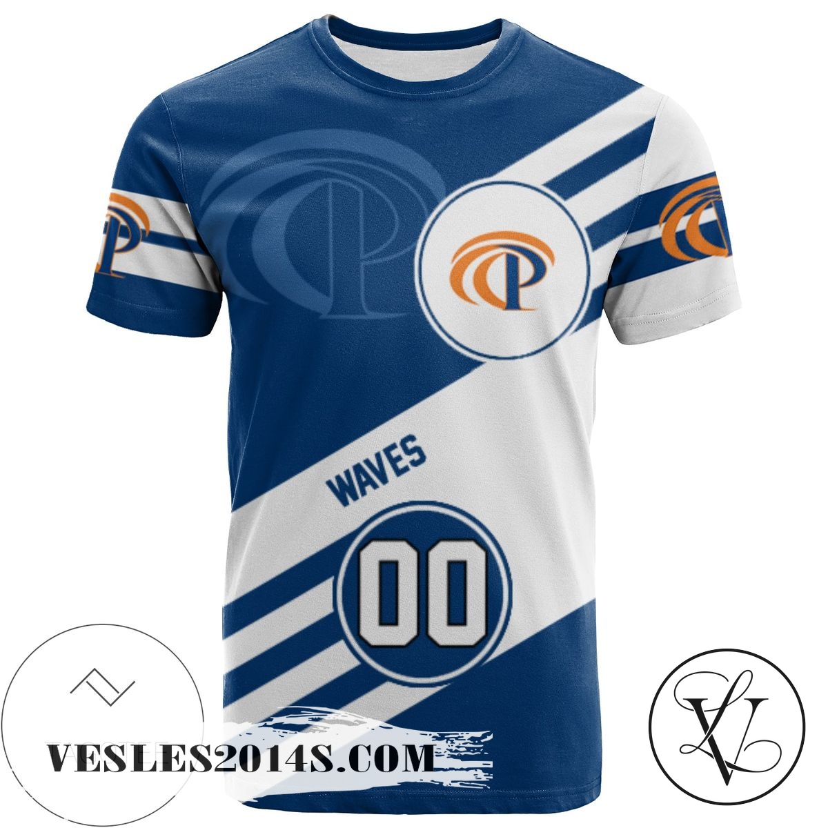 Pepperdine Waves All Over Print T-shirt Sport Style Logo – NCAA Pepperdine Waves All Over Print T-shirt Sport Style Logo – NCAA