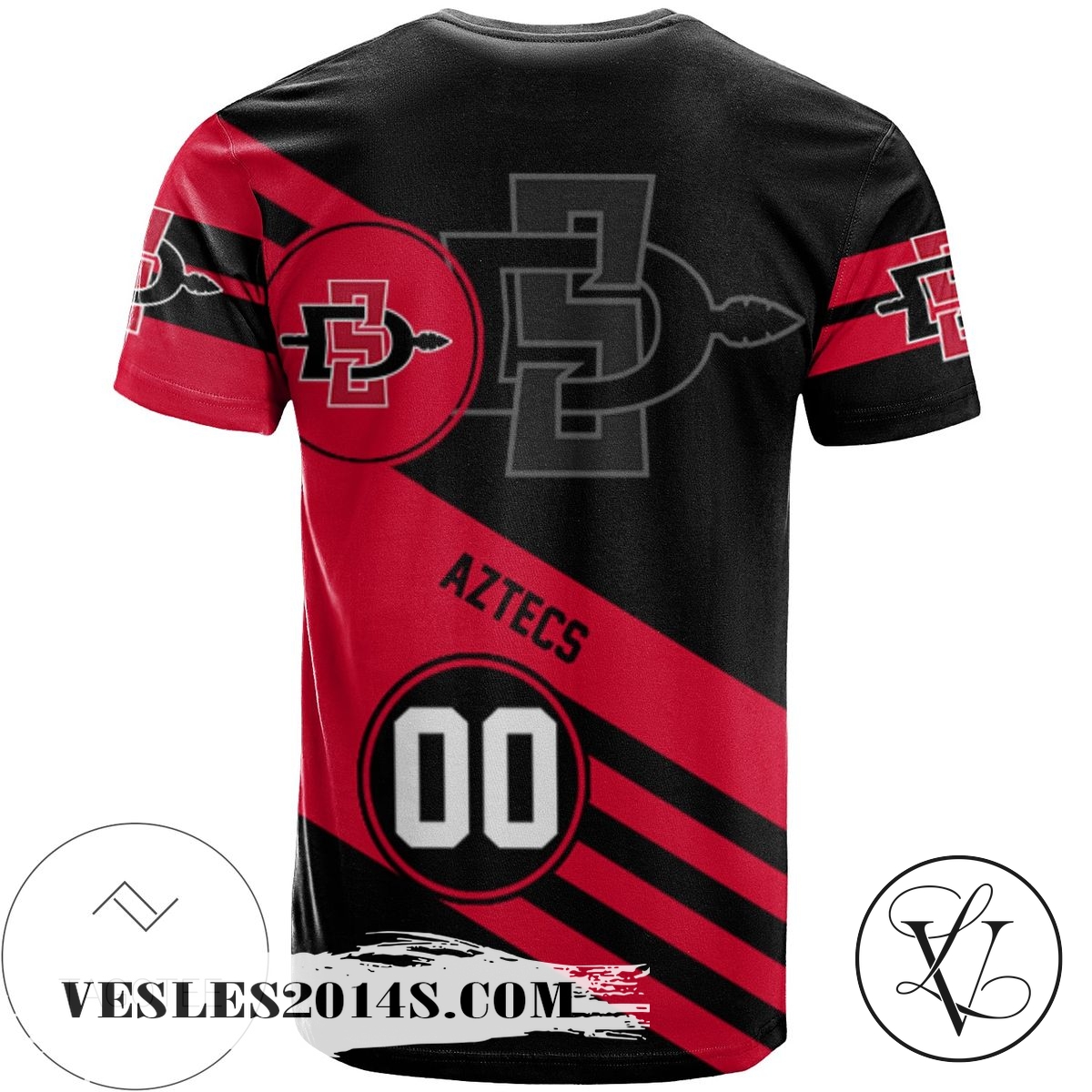 San-Diego-State-Aztecs-All-Over-Print-T-shirt-Sport-Style-Logo-–-NCAA-1