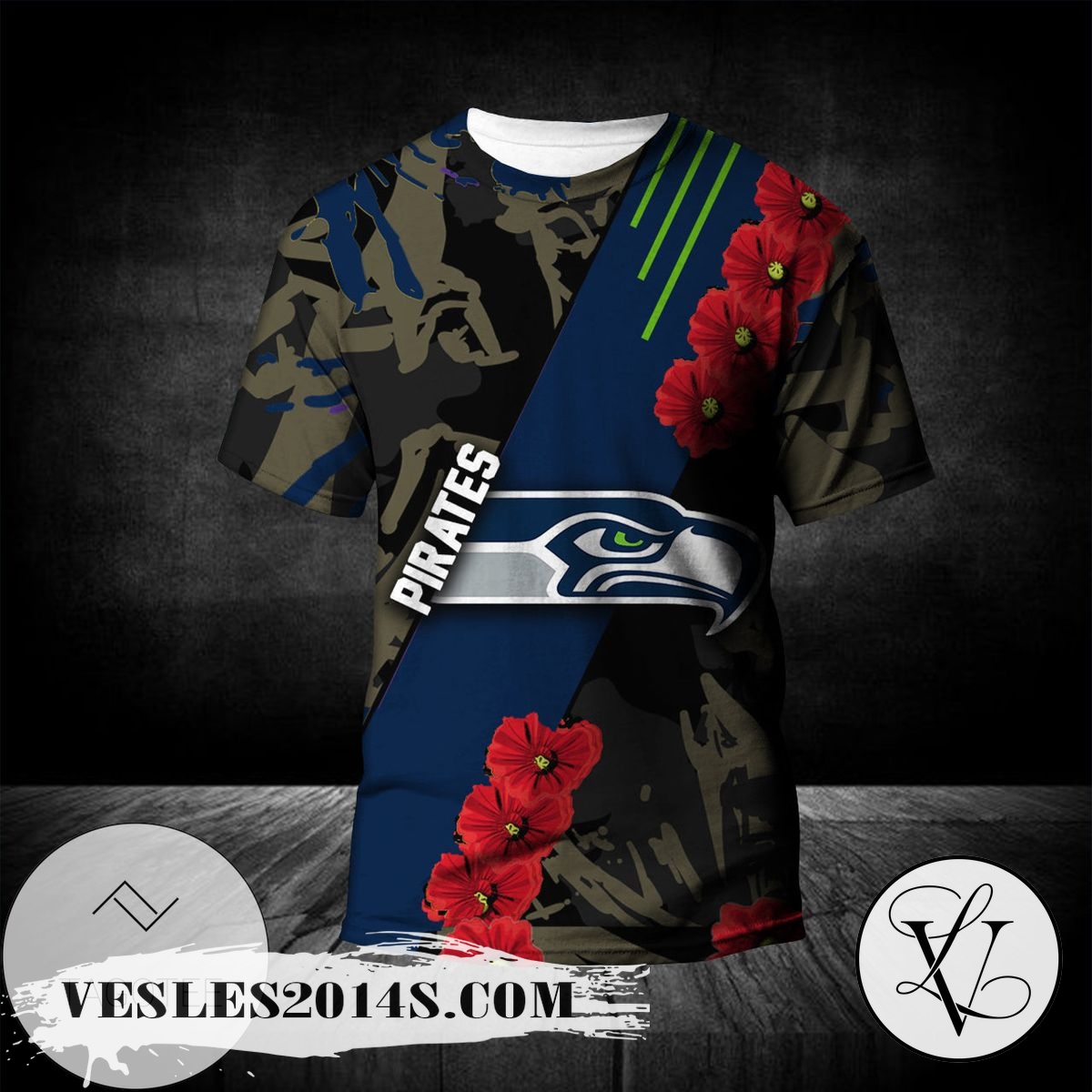 Seton Hall Pirates All Over Print T-shirt Sport Style Keep Go on – NCAA Seton Hall Pirates All Over Print T-shirt Sport Style Keep Go on – NCAA