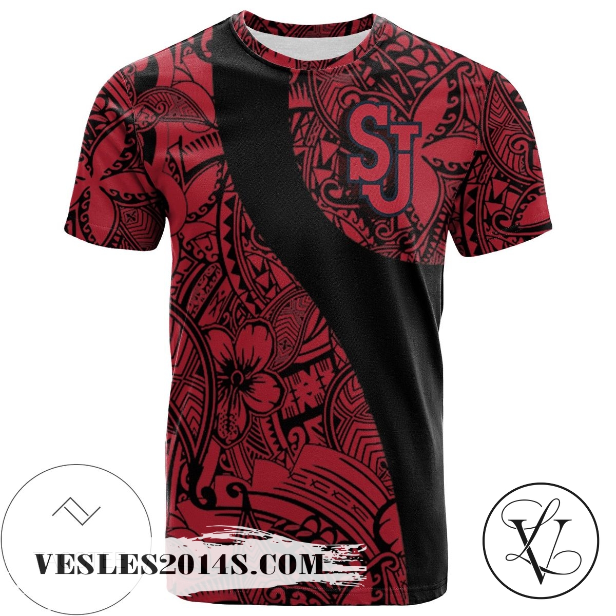 St.-Johns-Red-Storm-All-Over-Print-T-shirt-Polynesian-–-NCAA-1