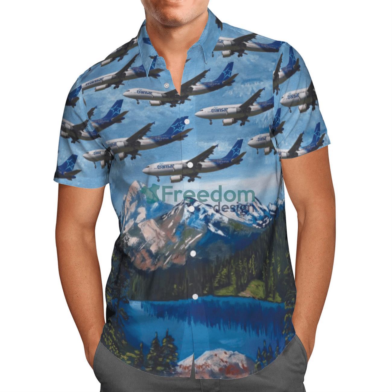 Air Transat Airbus A310-308 Hawaiian Shirt Beach Summer Shirt