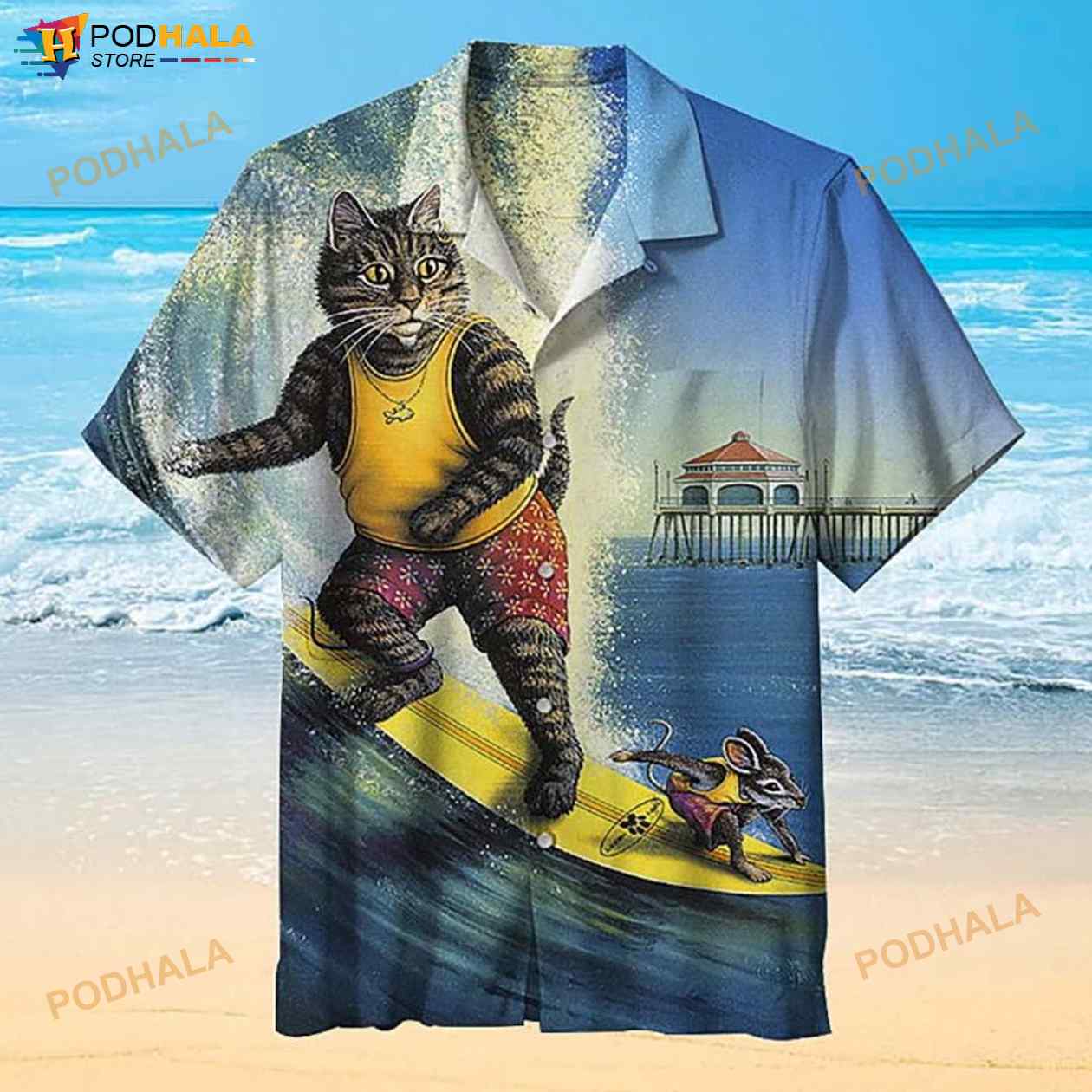 Amazing-Cat-And-Mouse-Surfing-3D-Funny-Hawaiian-Shirt.jpg