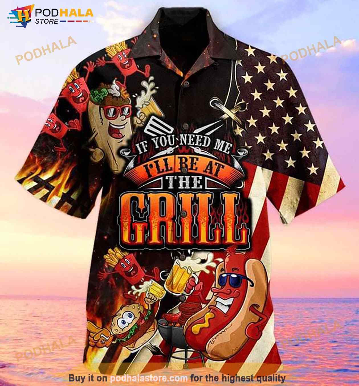 American-Flag-If-You-Need-Me-Ill-Be-At-The-Grill-Print-Hawaiian-Shirt.jpg