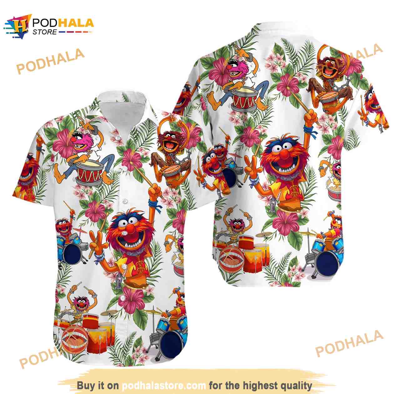 Animal-Muppets-Hawaiian-Shirt-Funny-Muppet-Shirt-Animal-Muppets-Shirt.jpg