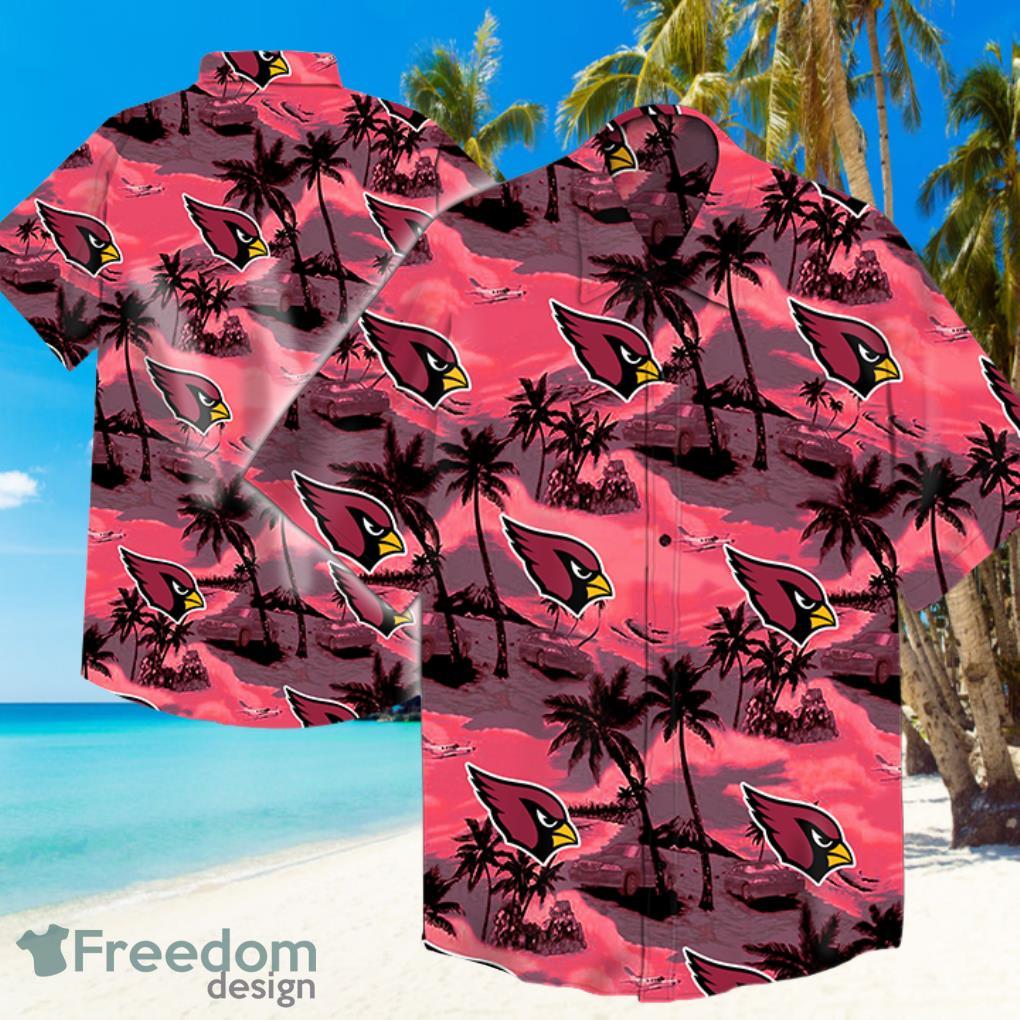 Arizona Cardinals Logo NFL Hawaiian Summer Beach Shirt Full Print Arizona Cardinals Logo NFL Hawaiian Summer Beach Shirt Full Print