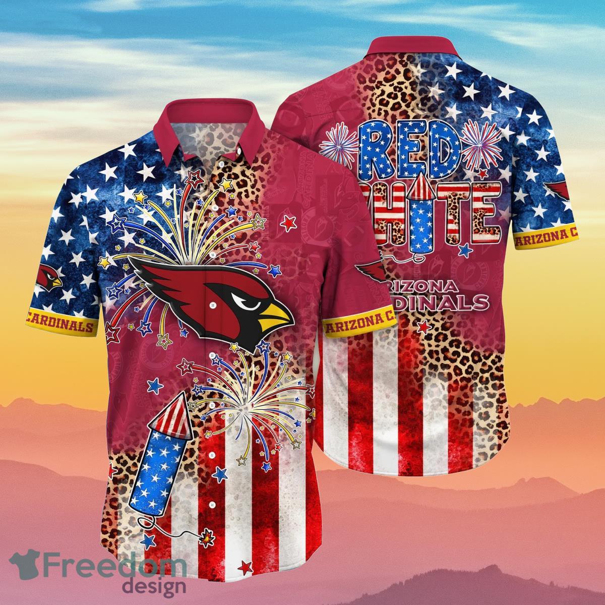 Arizona Cardinals NFL Hawaiian Shirt Independence Day Best Gift For Special Day Arizona Cardinals NFL Hawaiian Shirt Independence Day Best Gift For Special Day