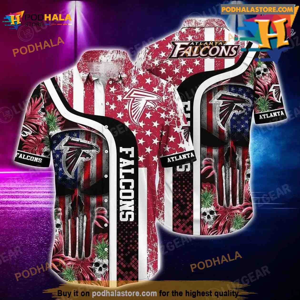 Atlanta-Falcons-NFL-Hawaiian-Shirt-Graphic-Tropical-Patterns-Skull-Punisher-3D-Printed-Gift.jpg