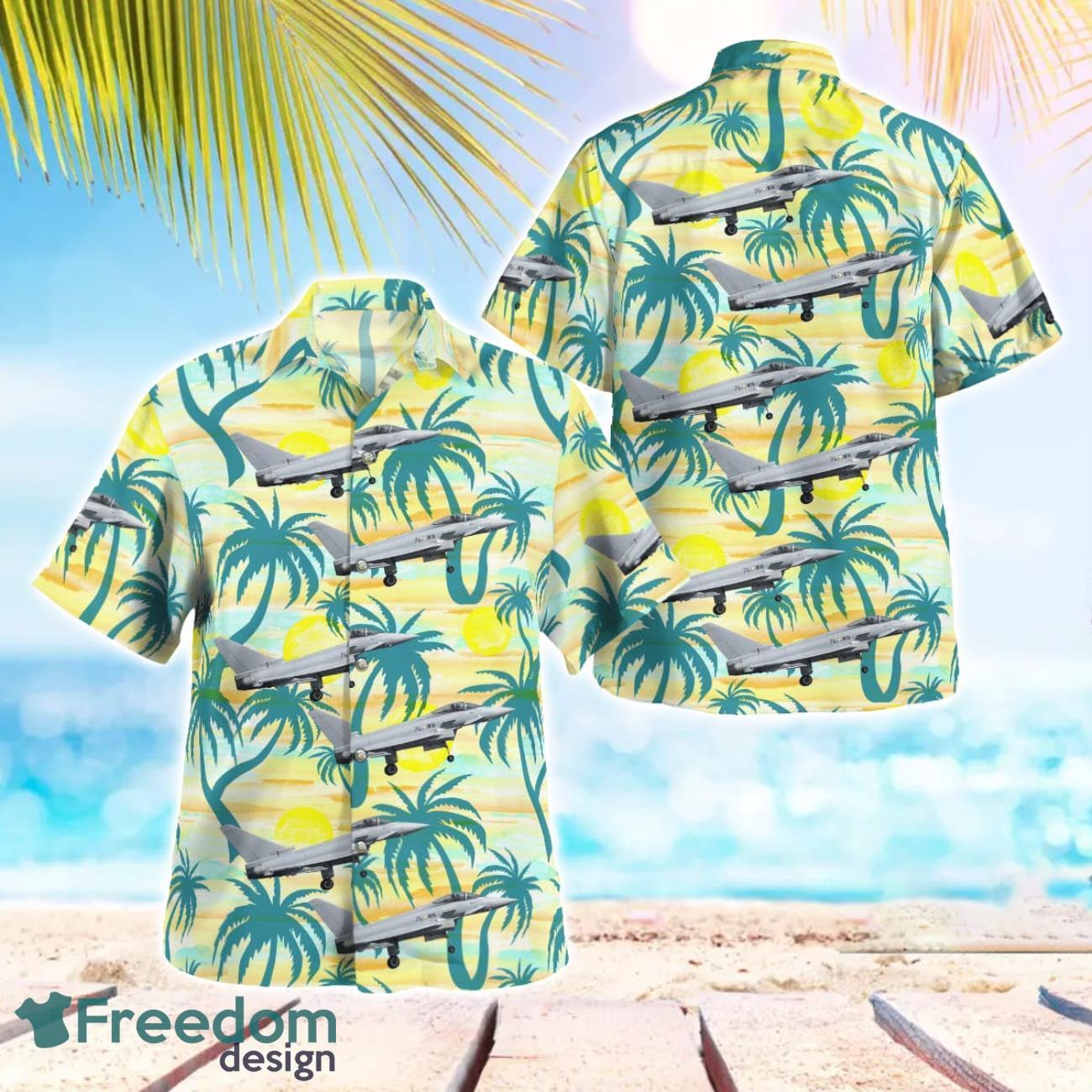 Austrian Air Force Eurofighter Typhoon EF2000 Aloha Hawaiian Shirt Austrian Air Force Eurofighter Typhoon EF2000 Aloha Hawaiian Shirt