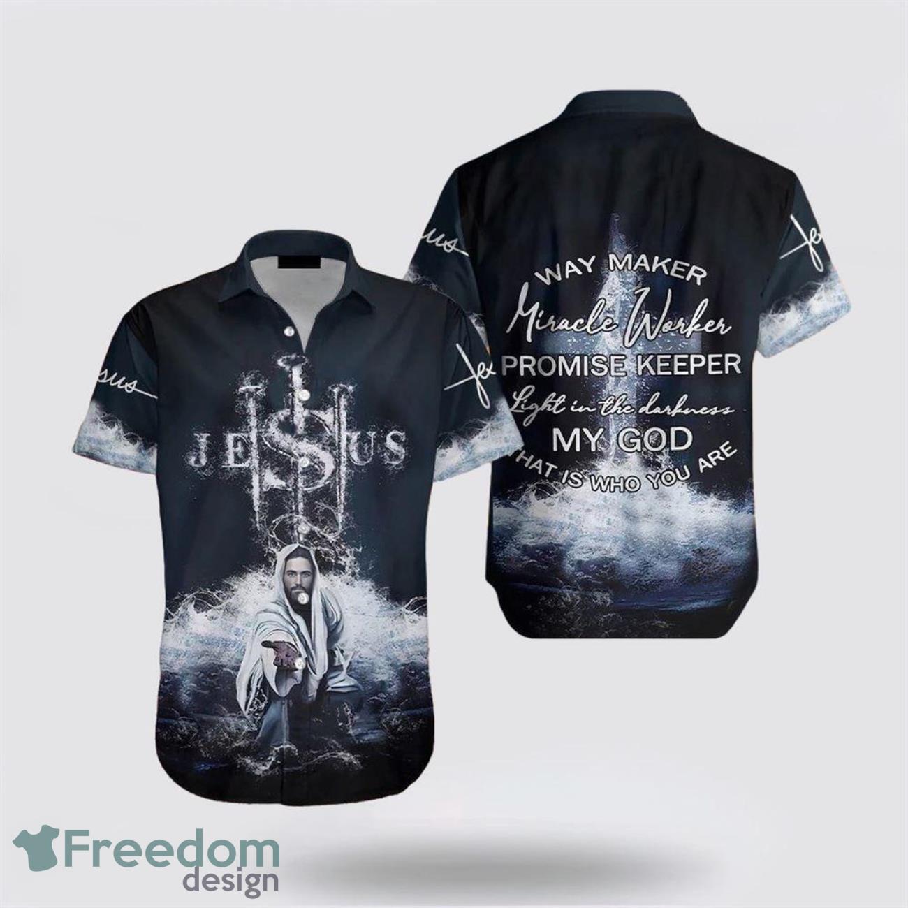 Awesome Easter Jesus Way Maker 3D Printing Summer Beach Shirt Hawaiian Shirts Awesome Easter Jesus Way Maker 3D Printing Summer Beach Shirt Hawaiian Shirts