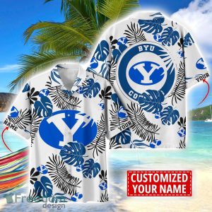 BYU Cougars Aloha Hawaiian Shirt Custom Name Summer Gift Holiday Team Shirt