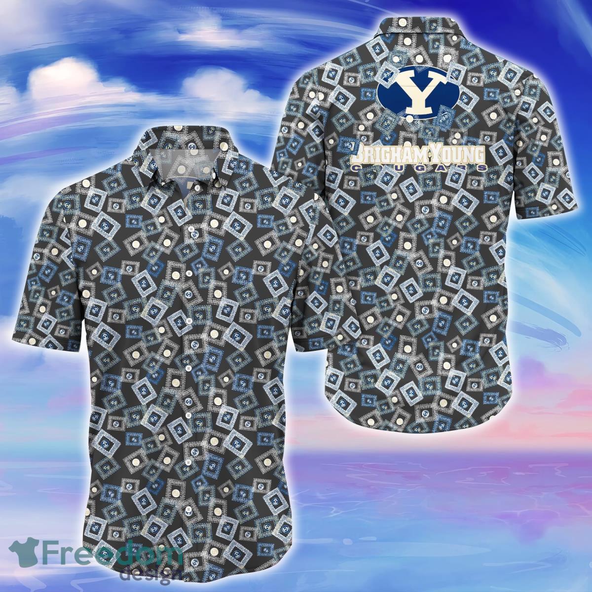 BYU Cougars Trending Hawaiian Shirt Gift For Men Women Fans BYU Cougars Trending Hawaiian Shirt Gift For Men Women Fans