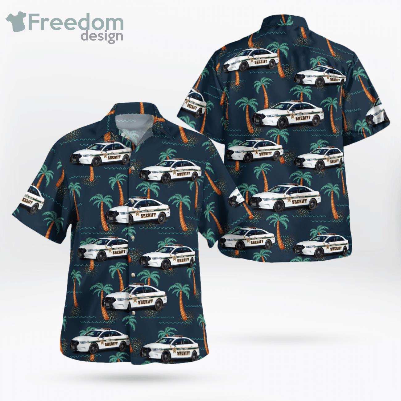 Baker County Florida Baker County Sheriff’S Office Ford Taurus Hawaiian Shirt Baker County Florida Baker County Sheriff’S Office Ford Taurus Hawaiian Shirt
