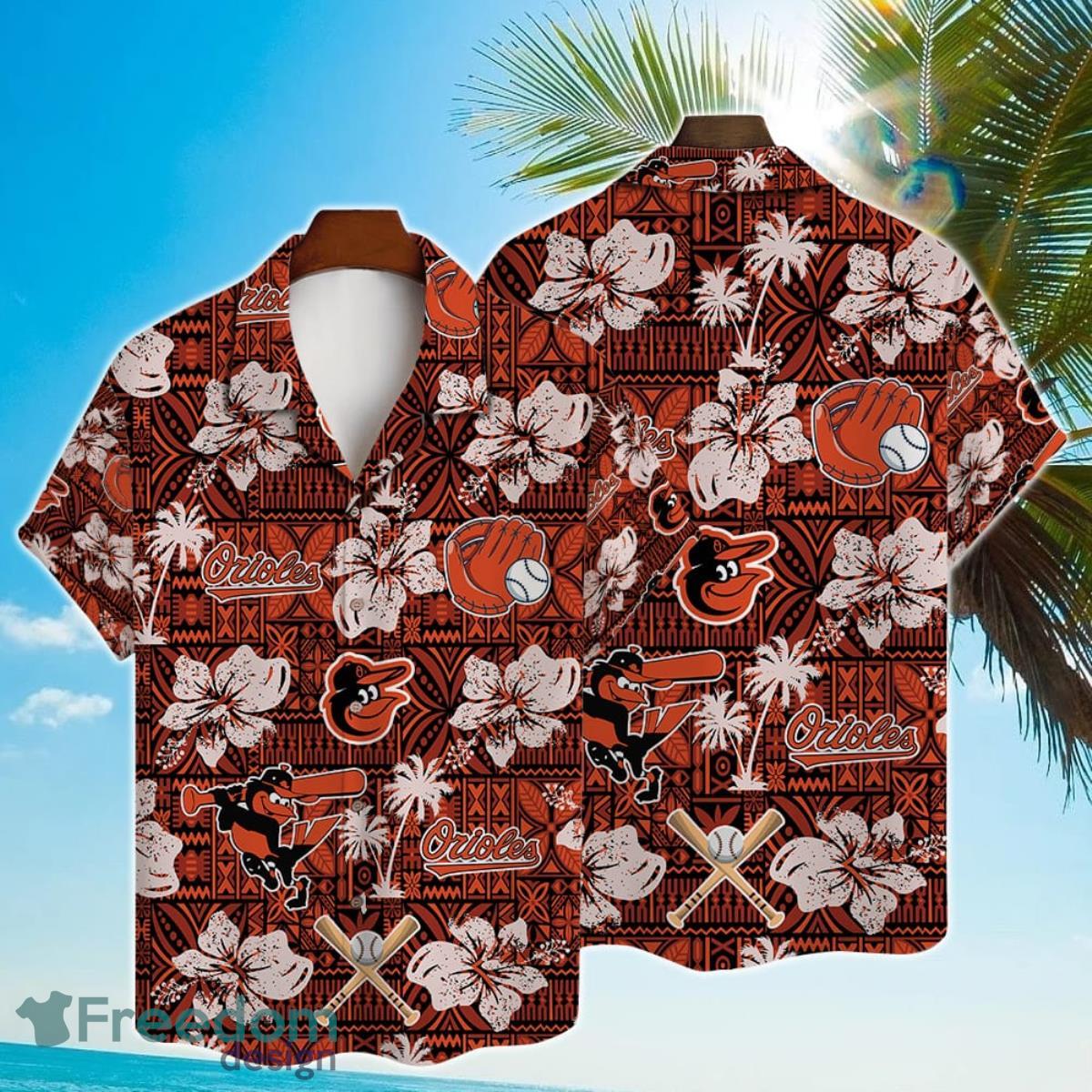 Baltimore Orioles Hibiscus Pattern Vintage Hawaiian Shirt For Men Women Baltimore Orioles Hibiscus Pattern Vintage Hawaiian Shirt For Men Women