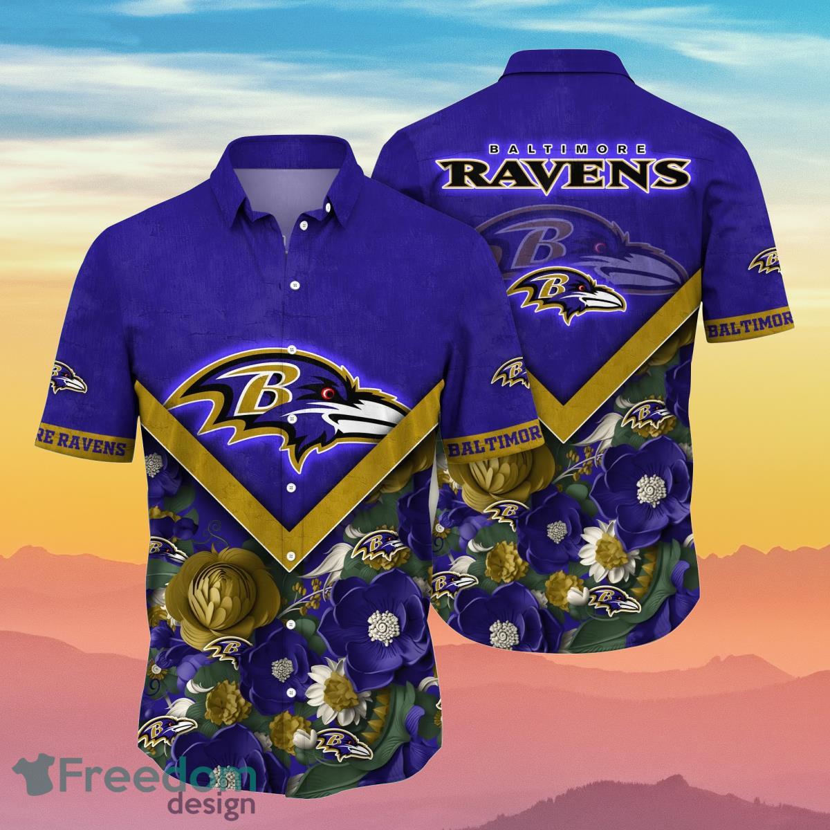 Baltimore Ravens NFL Flower Hawaiian Shirt Ideal Gift For Men And Women Fans Baltimore Ravens NFL Flower Hawaiian Shirt Ideal Gift For Men And Women Fans