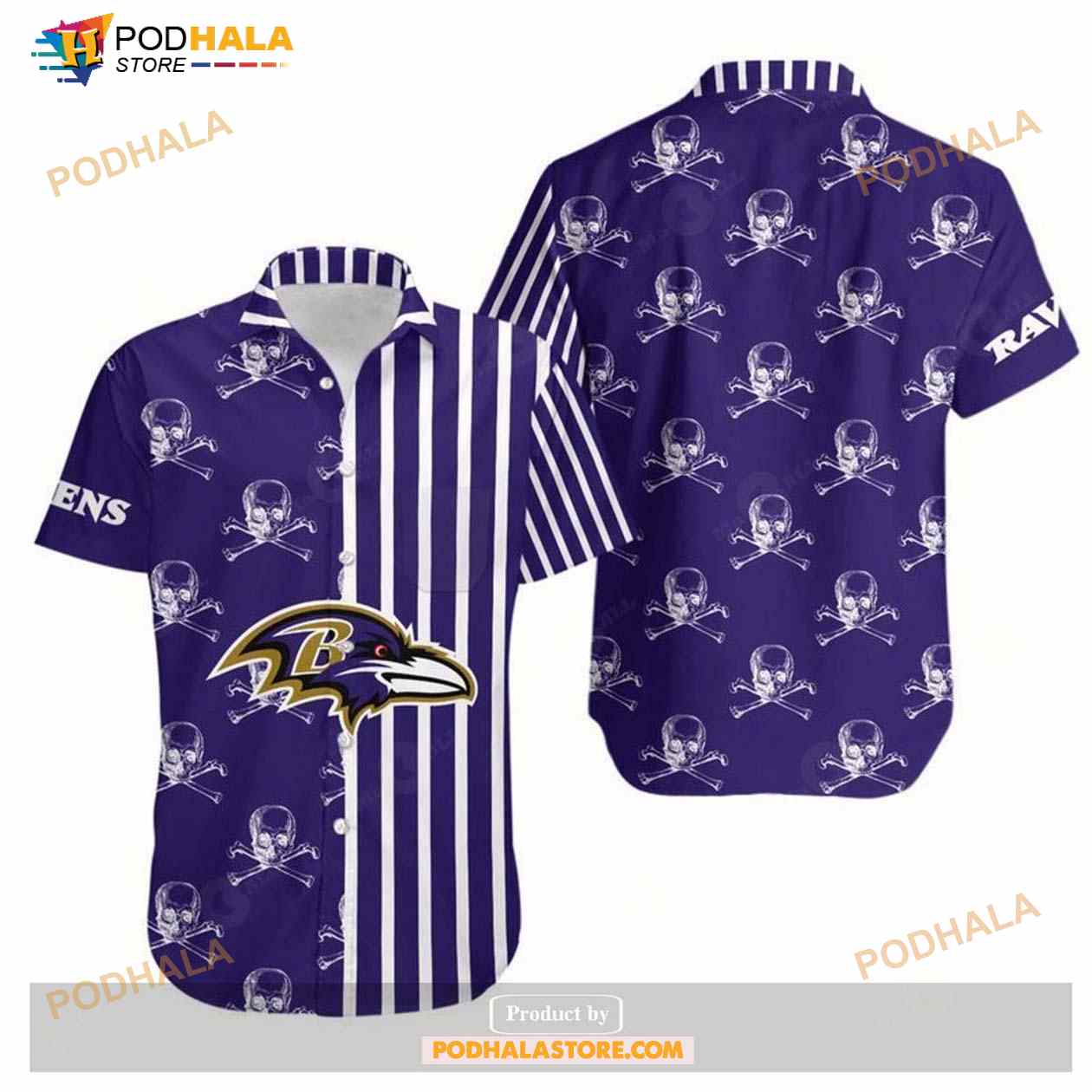 Baltimore-Ravens-Stripes-And-Skull-Hawaii-Shirt-Summer-Collection.jpg