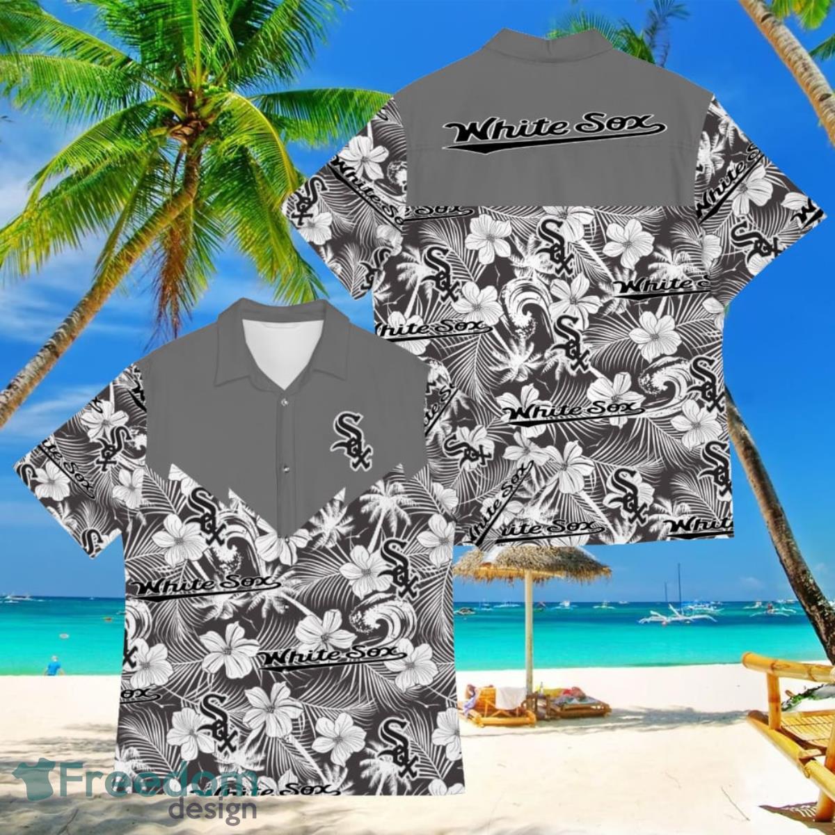 Baseball American Hawaii Shirt Tropical Beach Tree Chicago White Sox Baseball American Hawaii Shirt Tropical Beach Tree Chicago White Sox