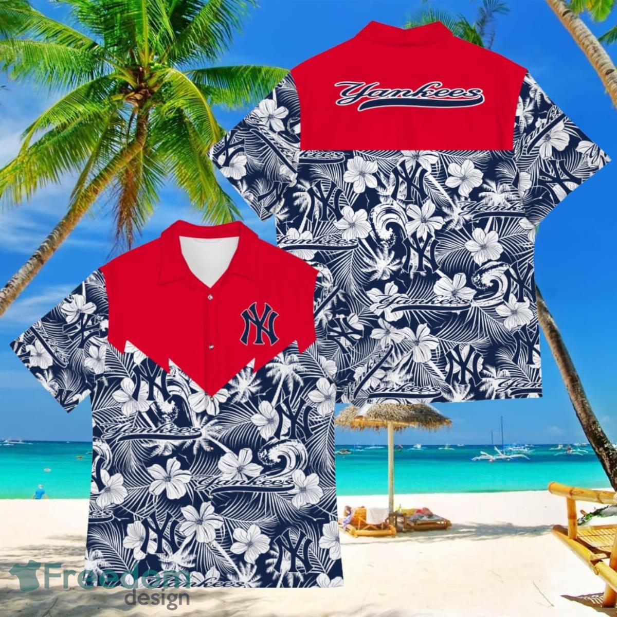 Baseball American Hawaii Shirt Tropical Beach Tree New York Yankees Baseball American Hawaii Shirt Tropical Beach Tree New York Yankees