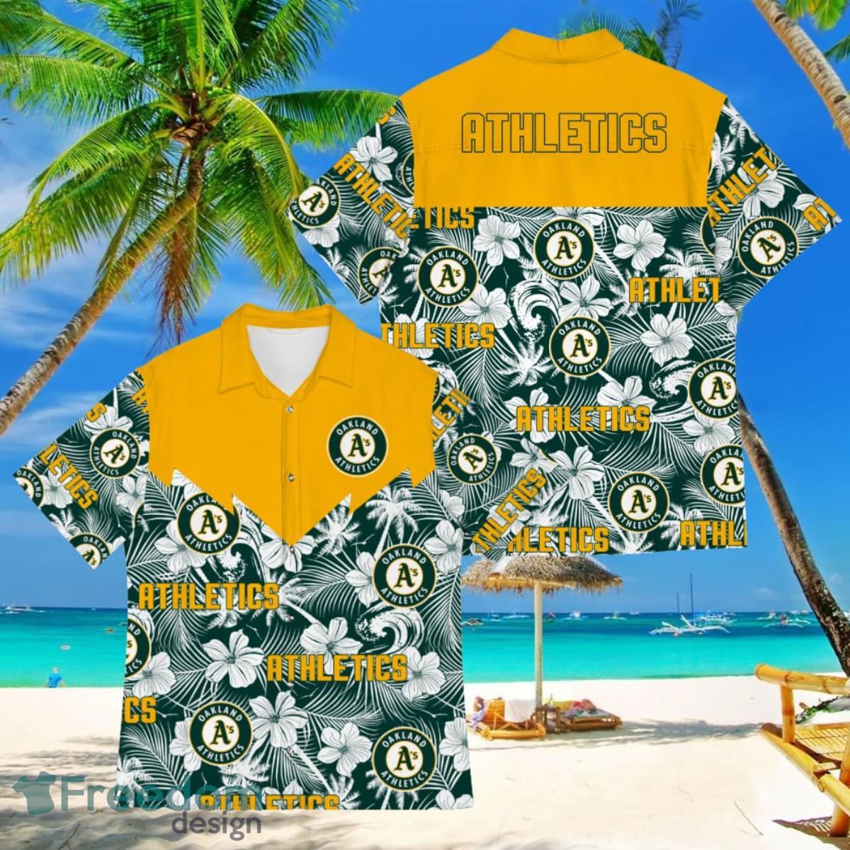 Baseball American Hawaii Shirt Tropical Beach Tree Oakland Athletics Baseball American Hawaii Shirt Tropical Beach Tree Oakland Athletics