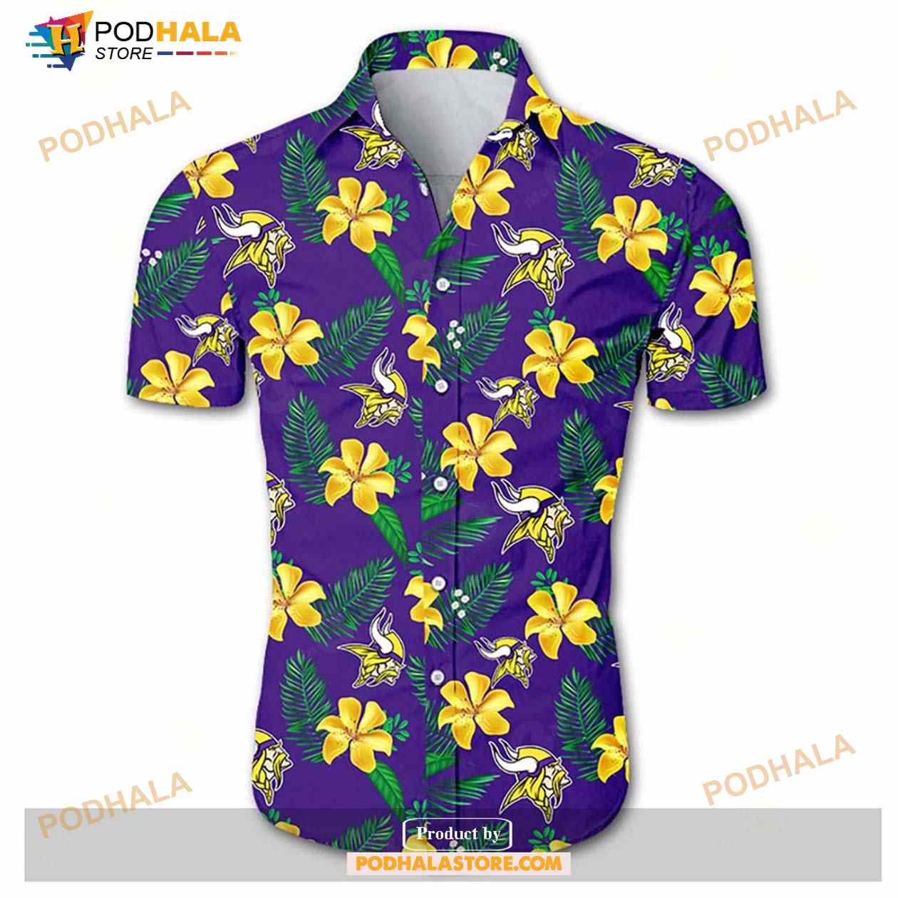 Beach-Shirt-NFL-Minnesota-Vikings-Tropical-Flower-Hawaiian-Shirt.jpg