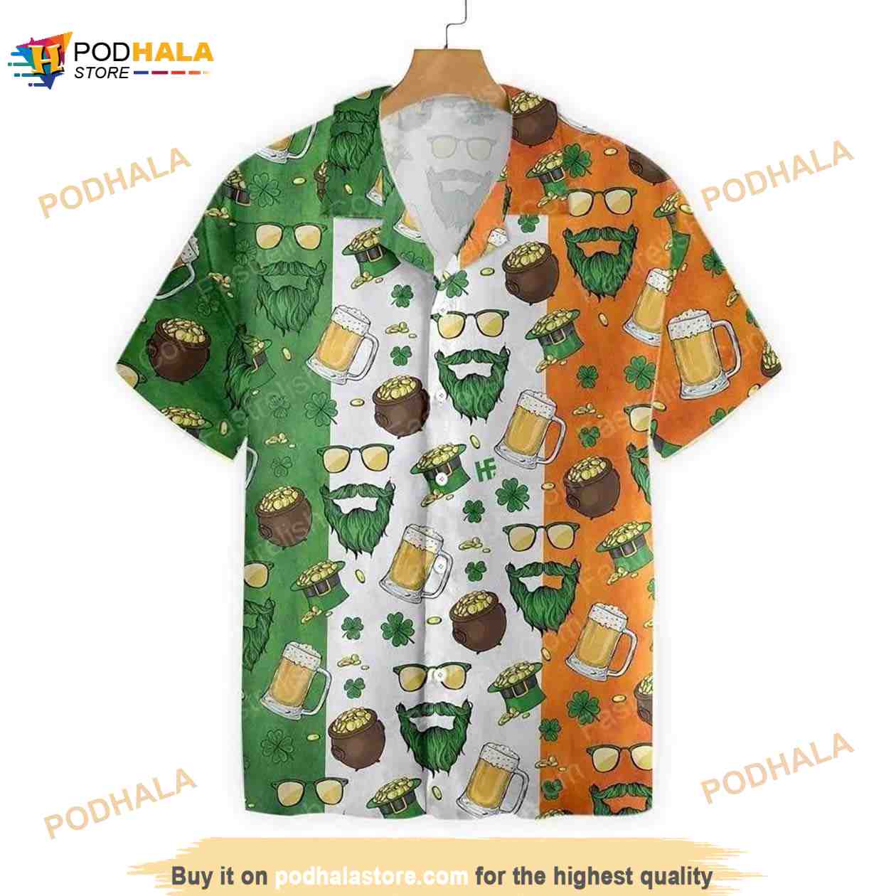 Beard-Saint-Patricksday-Seamless-Pattern-Hawaiian-Shirt.jpg