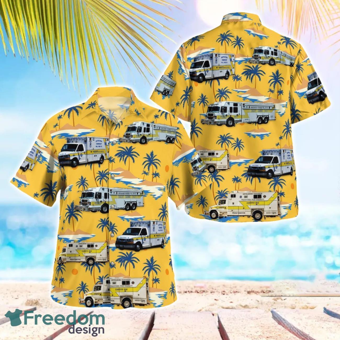 Bethlehem Township Volunteer Fire Company Beach Hawaiian Shirt Gift For Summer Holiday Bethlehem Township Volunteer Fire Company Beach Hawaiian Shirt Gift For Summer Holiday