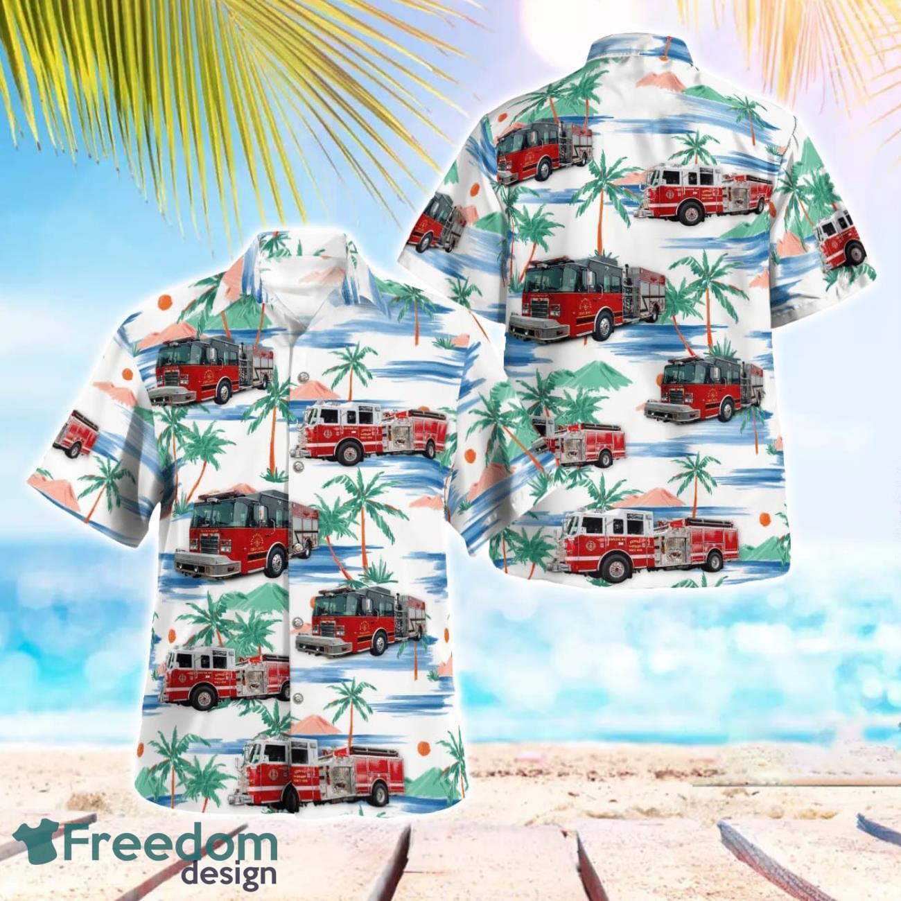 Big Rapids Township Fire Department Beach Hawaiian Shirt Gift For Summer Holiday Big Rapids Township Fire Department Beach Hawaiian Shirt Gift For Summer Holiday