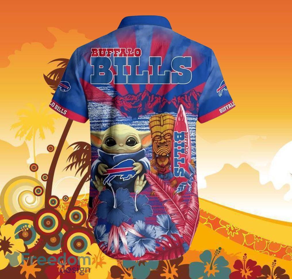 Bills Baby Yoda Star Wars Beach Summer Hawaiian Shirt Full Over Print