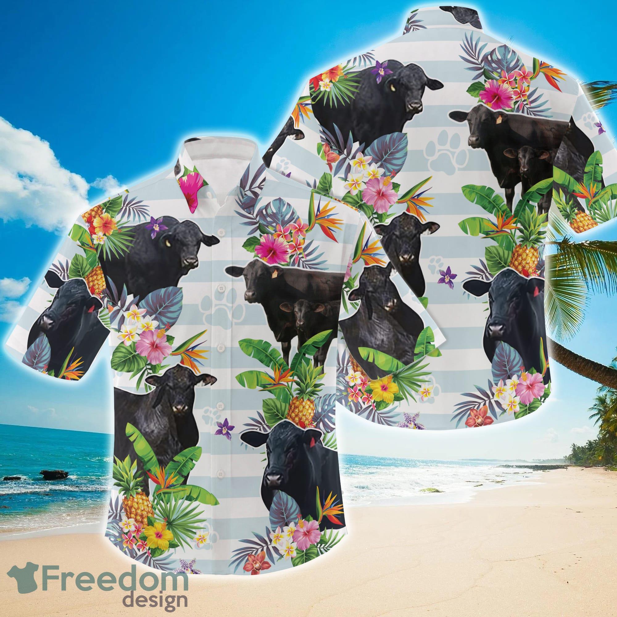 Black Angus Cow Hawaiian Shirts Black Angus Cow Hawaiian Shirts