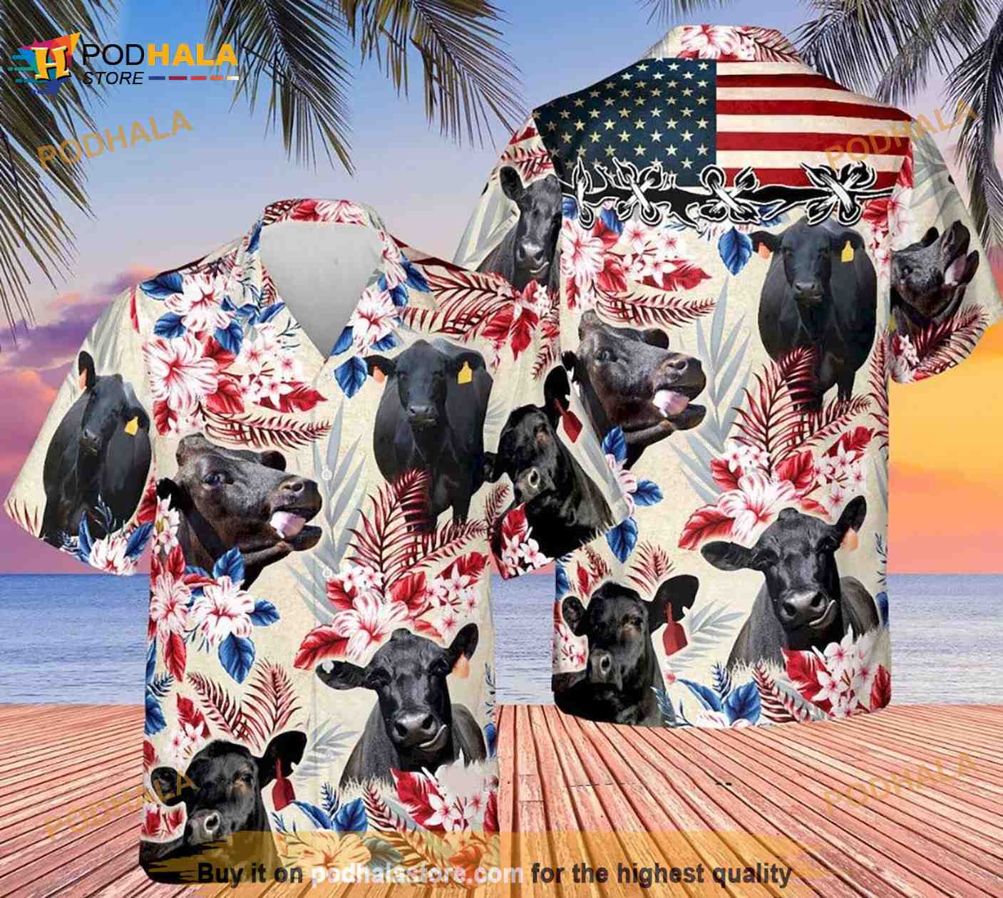 Black-Angus-Cow-Tropical-Hawaii-Shirt-American-Flag-Cattle-Hawaiian-Shirt.jpg