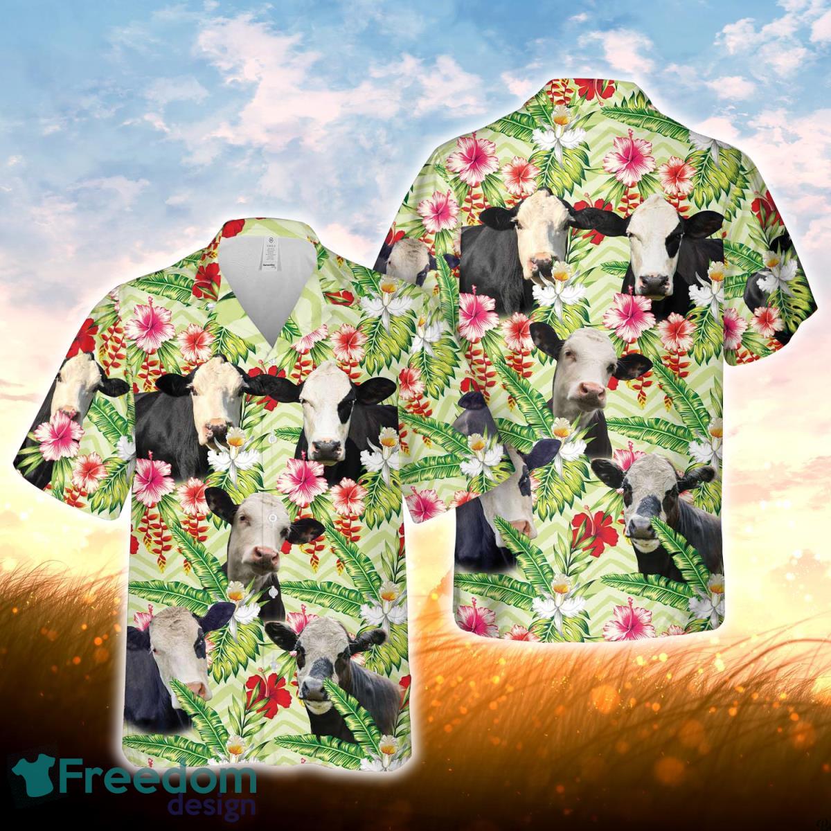 Black Baldy Hibicus Floral 3D Hawaiian Shirt For Men Women Black Baldy Hibicus Floral 3D Hawaiian Shirt For Men Women